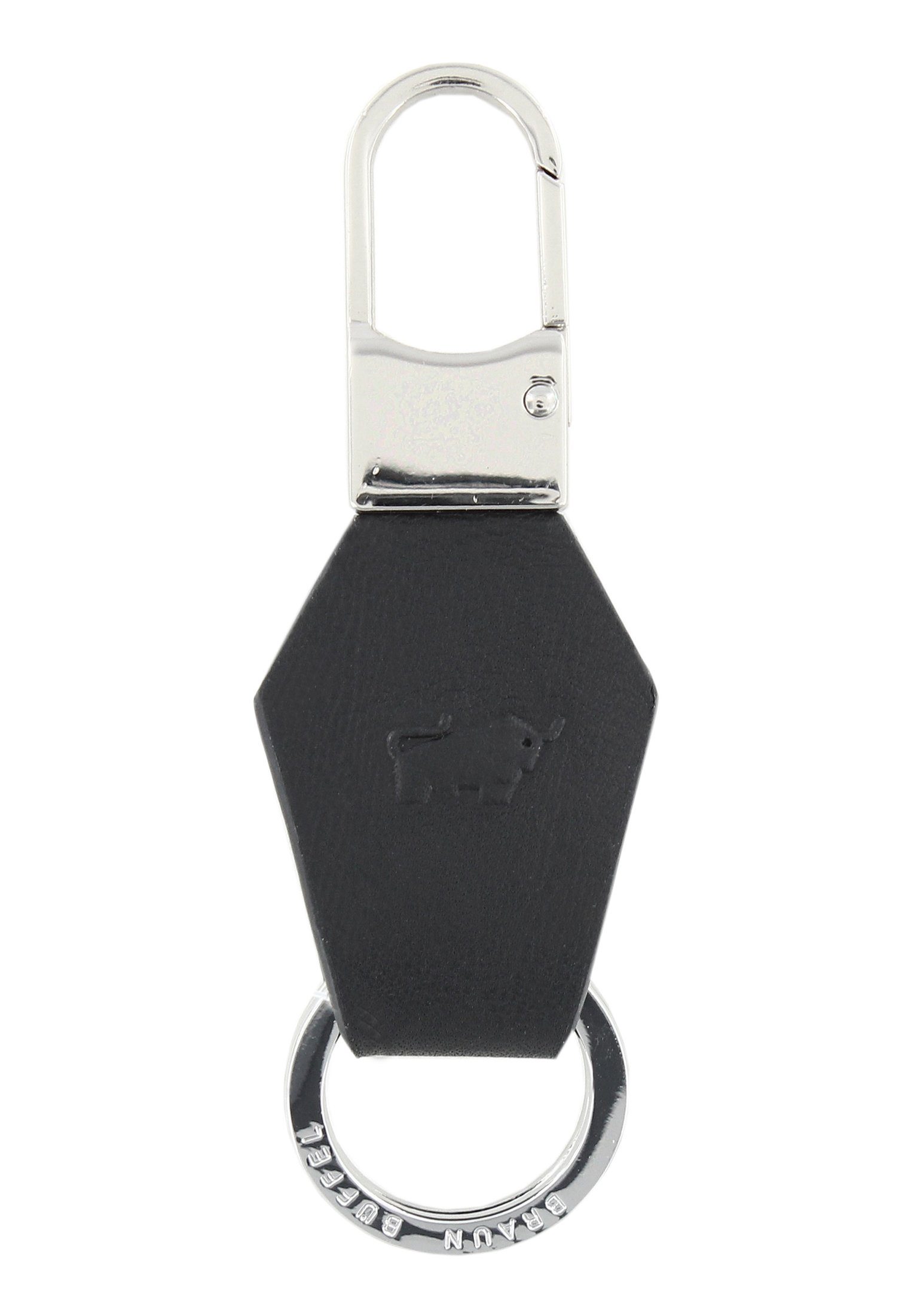 Braun Büffel Schlüsseltasche ARIZONA 2.0 Schlüsselanhänger M schwarz, mit  praktischem Karabiner - Made in Germany