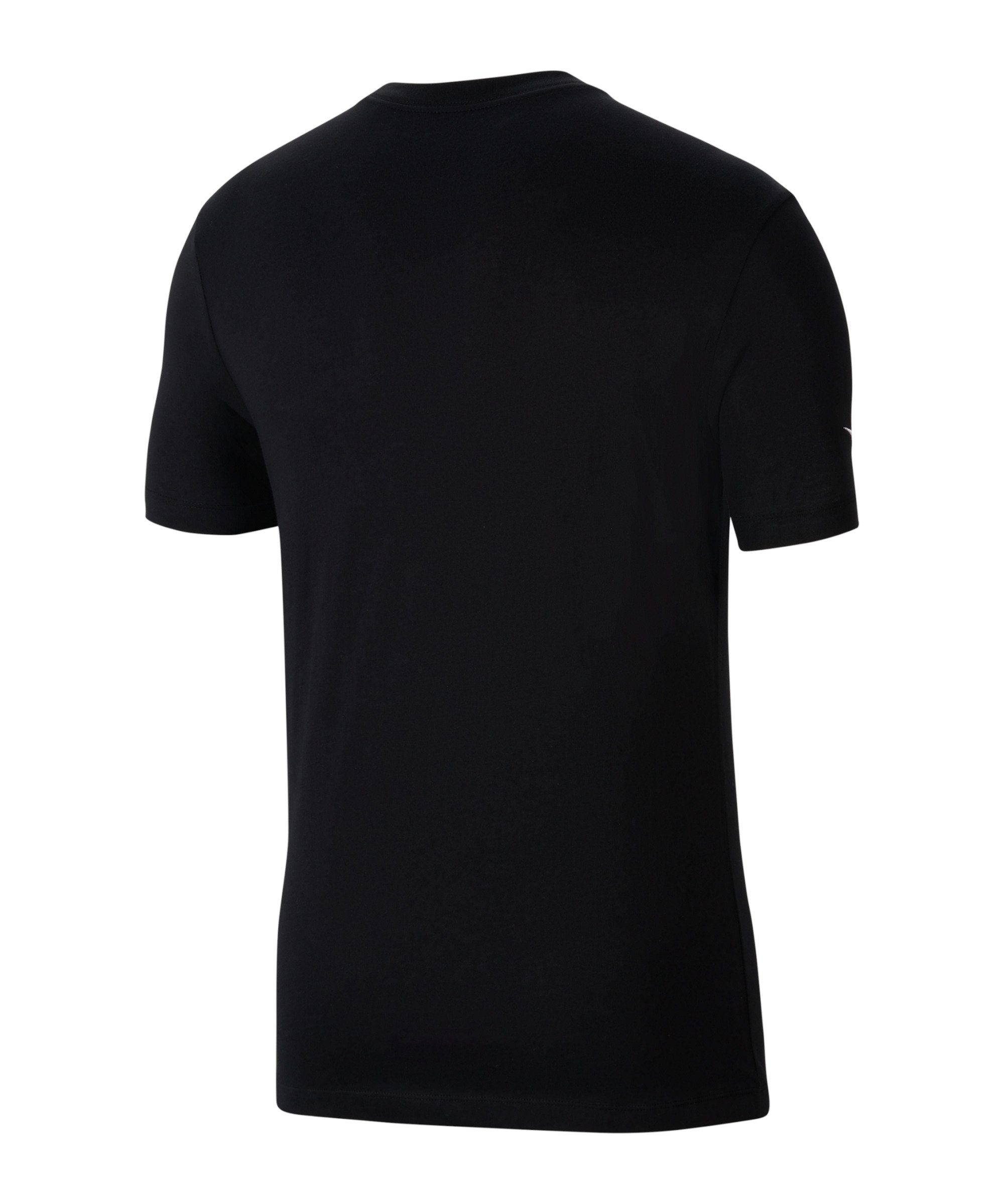 Nike T-Shirt Park 20 default T-Shirt schwarzweiss