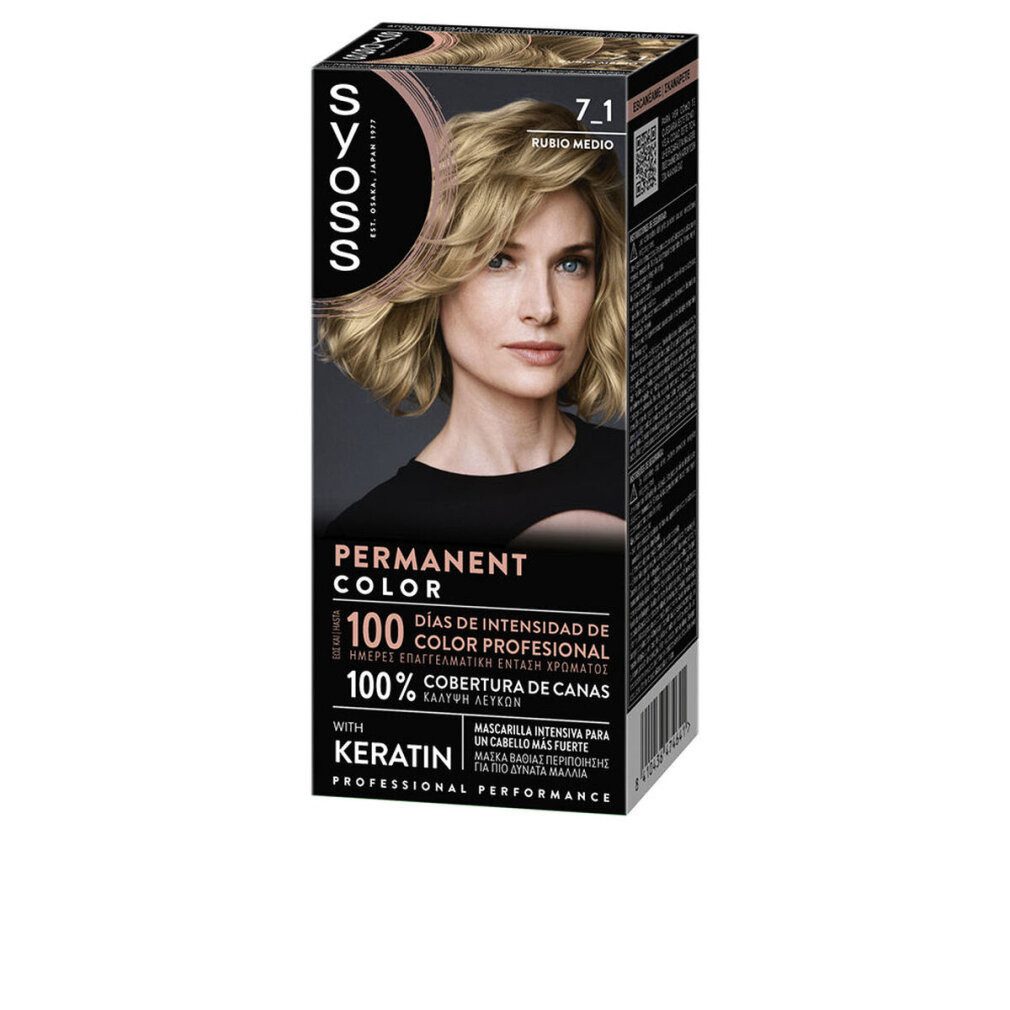 Syoss Haarpflege-Set PERMANENTE FARBE #7 .1-Rubio Medio 1 u