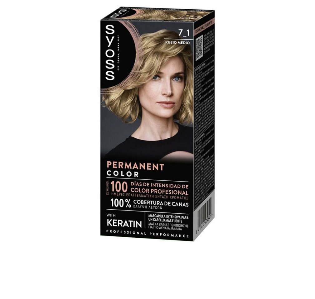 Syoss Haarpflege-Set PERMANENTE FARBE #7 .1-Rubio Medio 1 u
