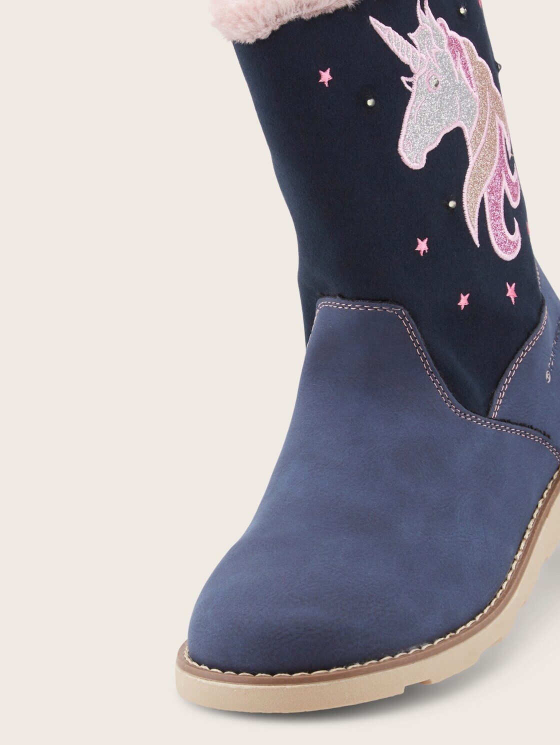 TOM TAILOR Shoes Licence Winterboots Gefütterte Stiefel mit Applikationen