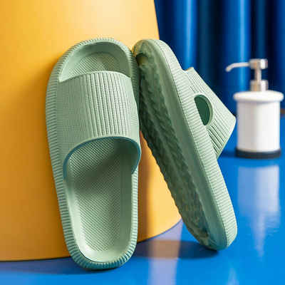 UE Stock Unisex Soft Slippers rutschfeste Hausschuhe Pantoletten Pantoffel Rutschfestes Design
