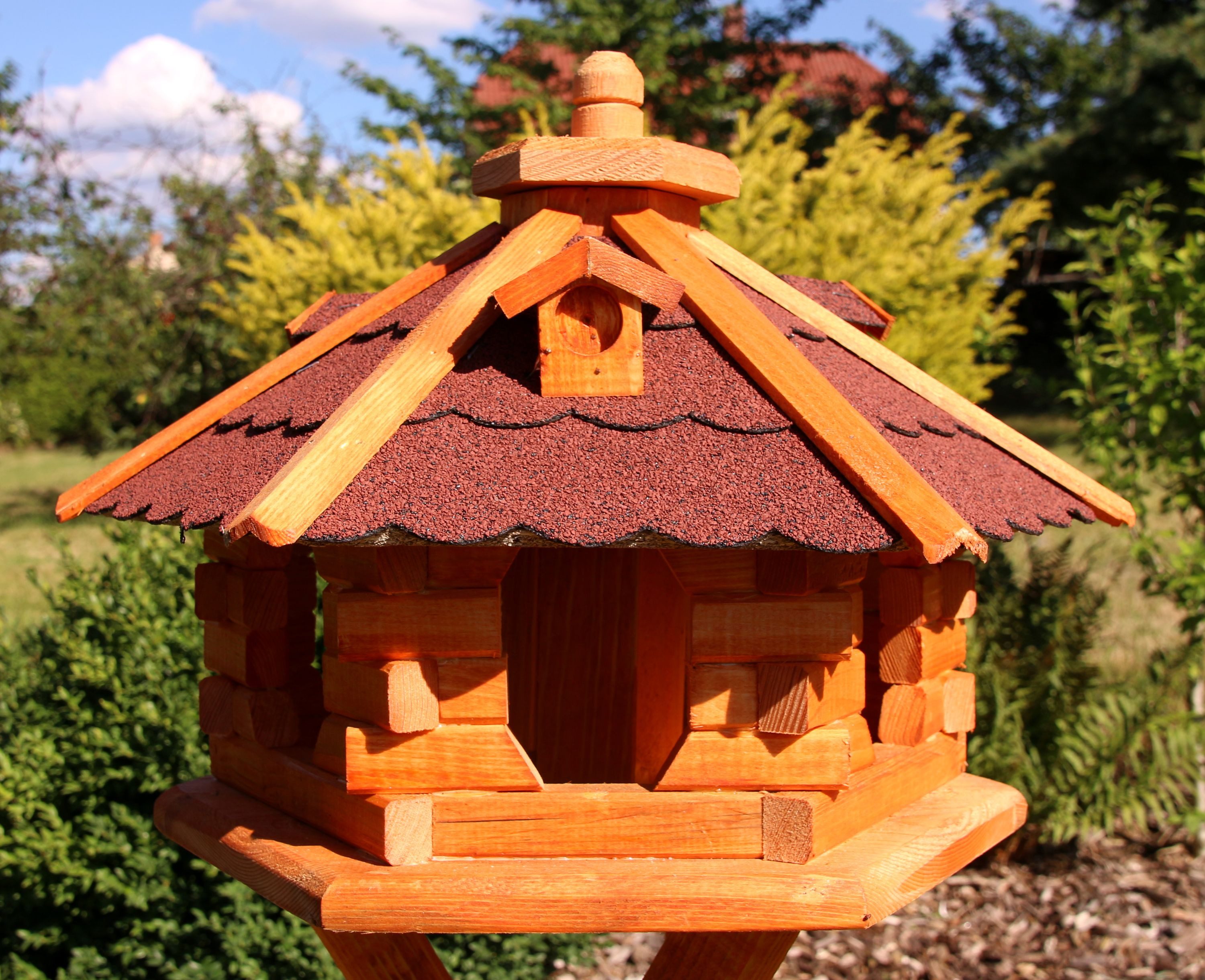 Holzdekoladen Vogelhaus Vogelhaus mit Ständer 48 günstig online kaufen