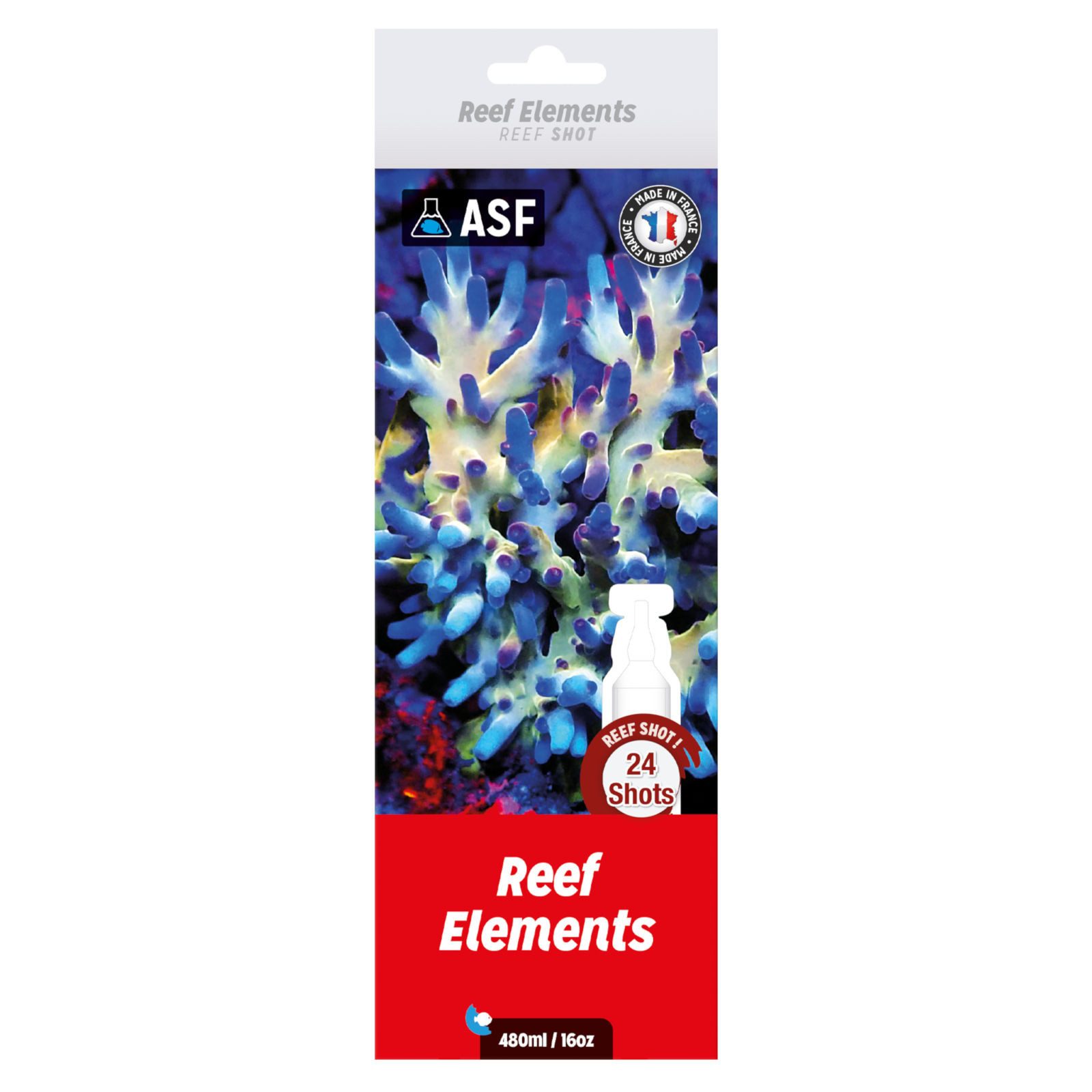 Aquarium Systems Aquariumpflege Reef Elements shots, 24x 20 ml