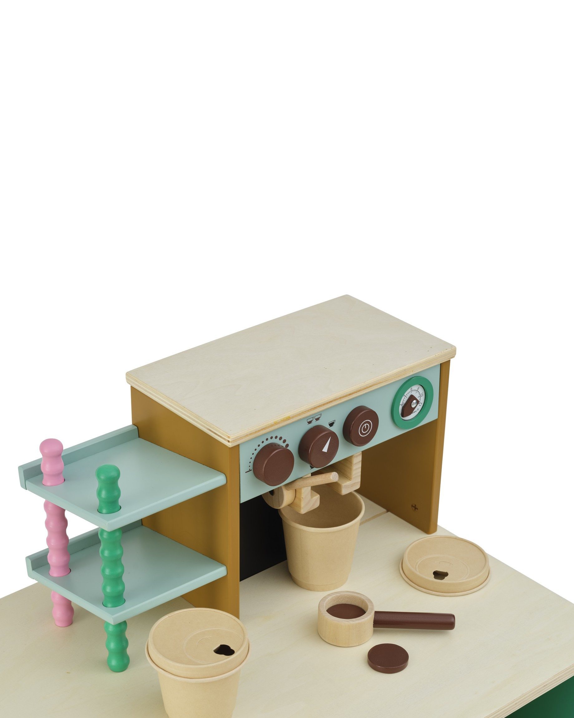 Kids Concept Spielküche Kids Concept - Kaffeebar - 60x40x77cm - 3y+ MDF,Pappel,Kiefer,Sperrholz,Karton, aus Holz
