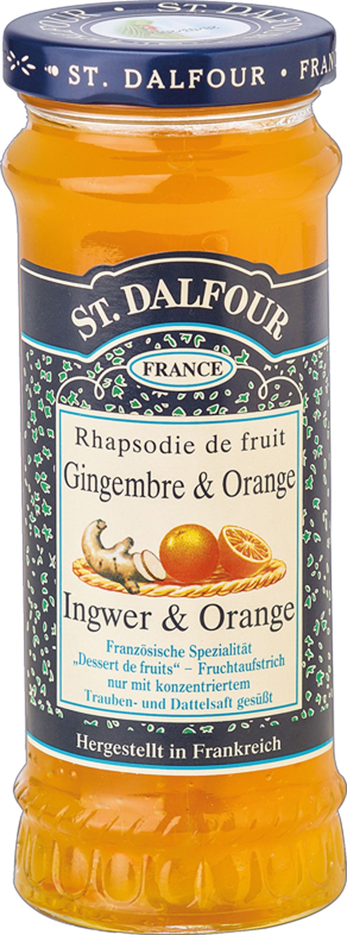 ST DALFOUR Fruchtaufstrich, St. Dalfour Fruchtaufstrich Ingwer Orange Brotaufstrich Konfitüre 280g