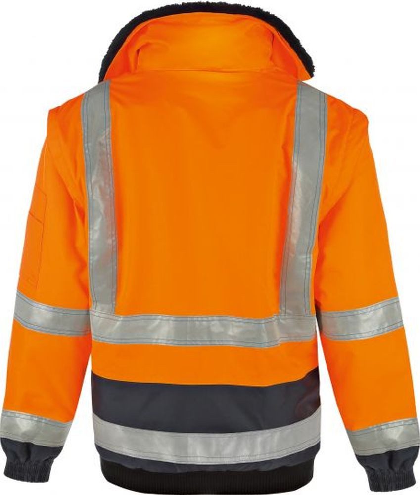 vizwell Pilotenjacke Warnschutz Pilotenjacke Arbeitsjacke Winterjacke Funkt günstig online kaufen
