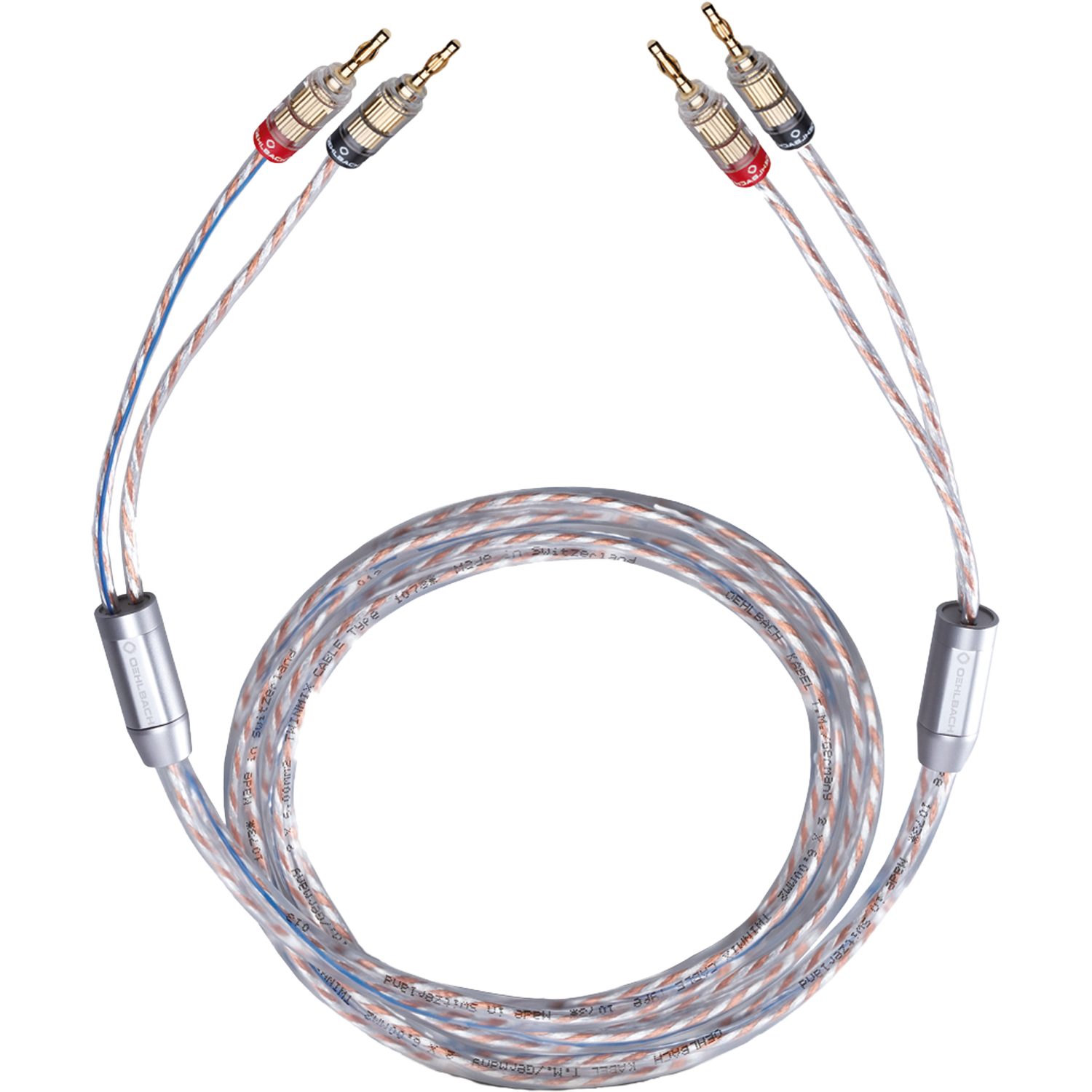 Twin Mix Two B Hochwertiges Lautsprecherkabel Set 2x6,0mm², 1 Paar Audio-Kabel