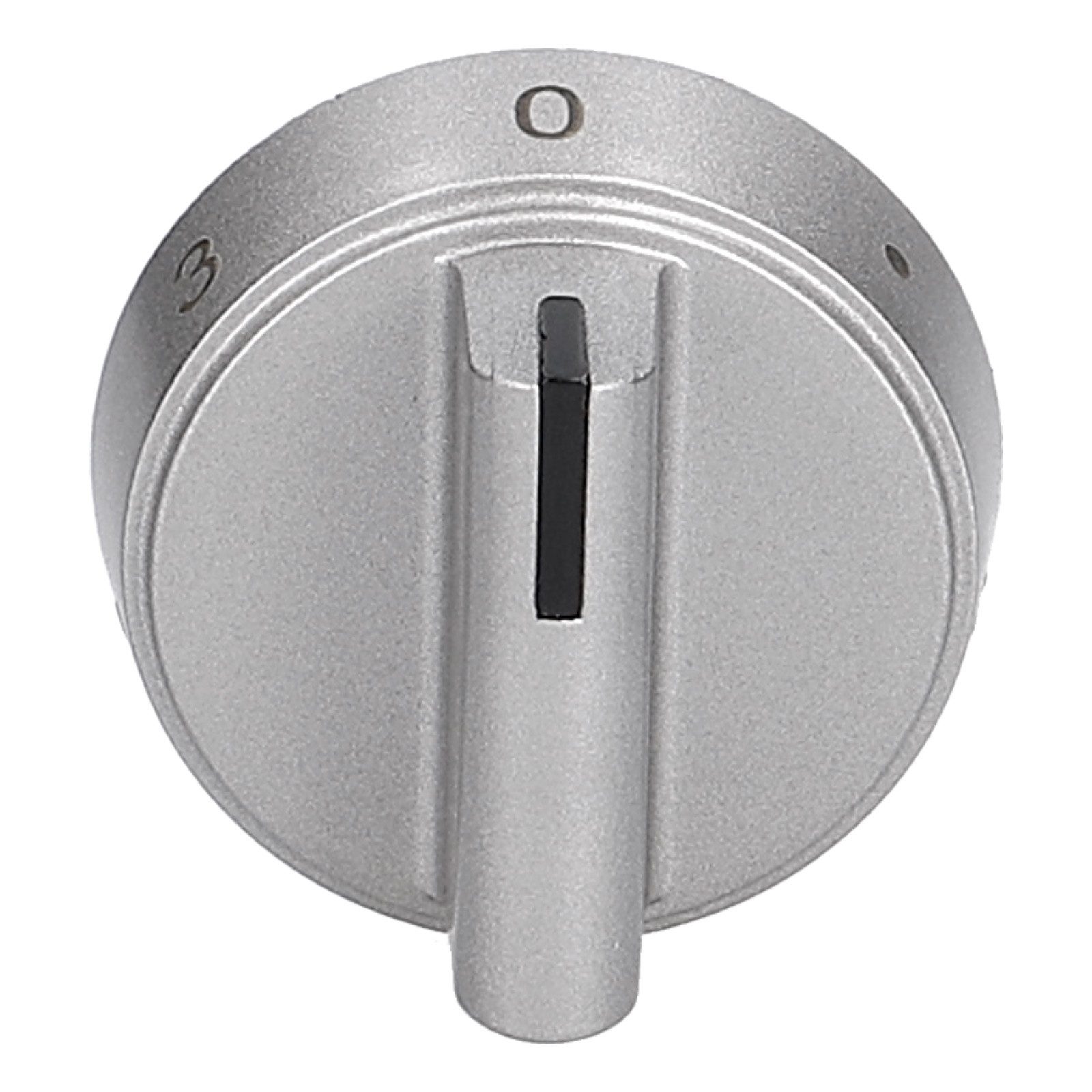 easyPART Griff wie Amica 9070453 Drehknopf silber Amica 9070453, Für Backofen / Herd