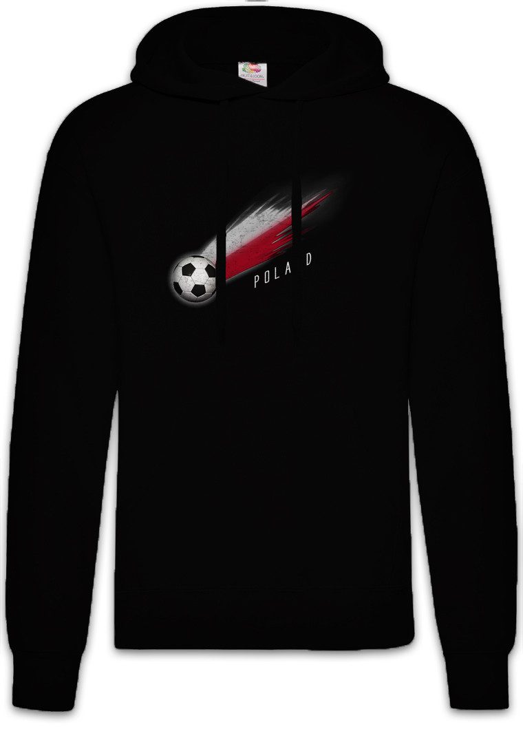 Hoodie Poland Football Comet I Herren Hoodie Polen Polnisch Polnische Fahne