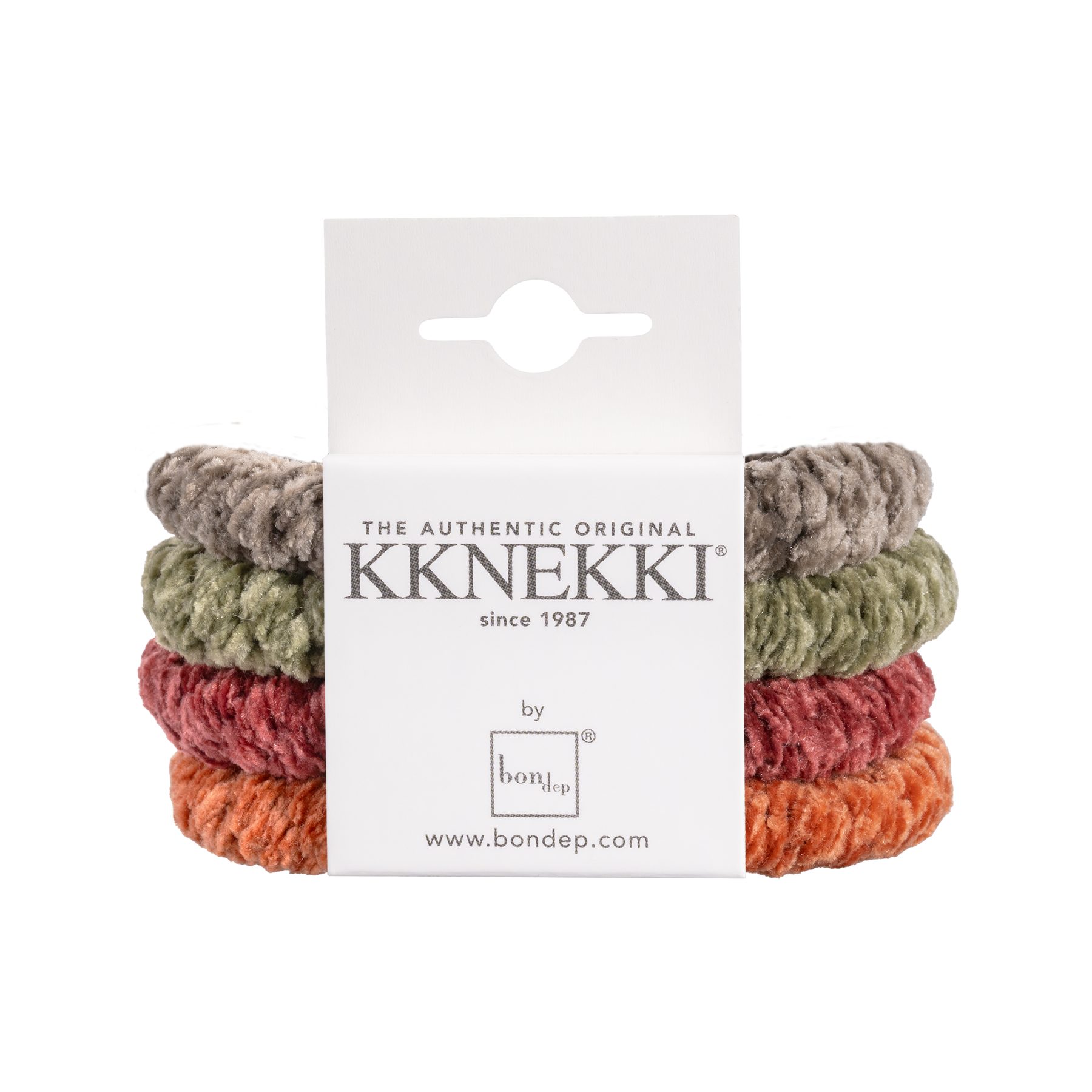 KKNEKKI Haargummi Original Hair Ties - 4er Bundle