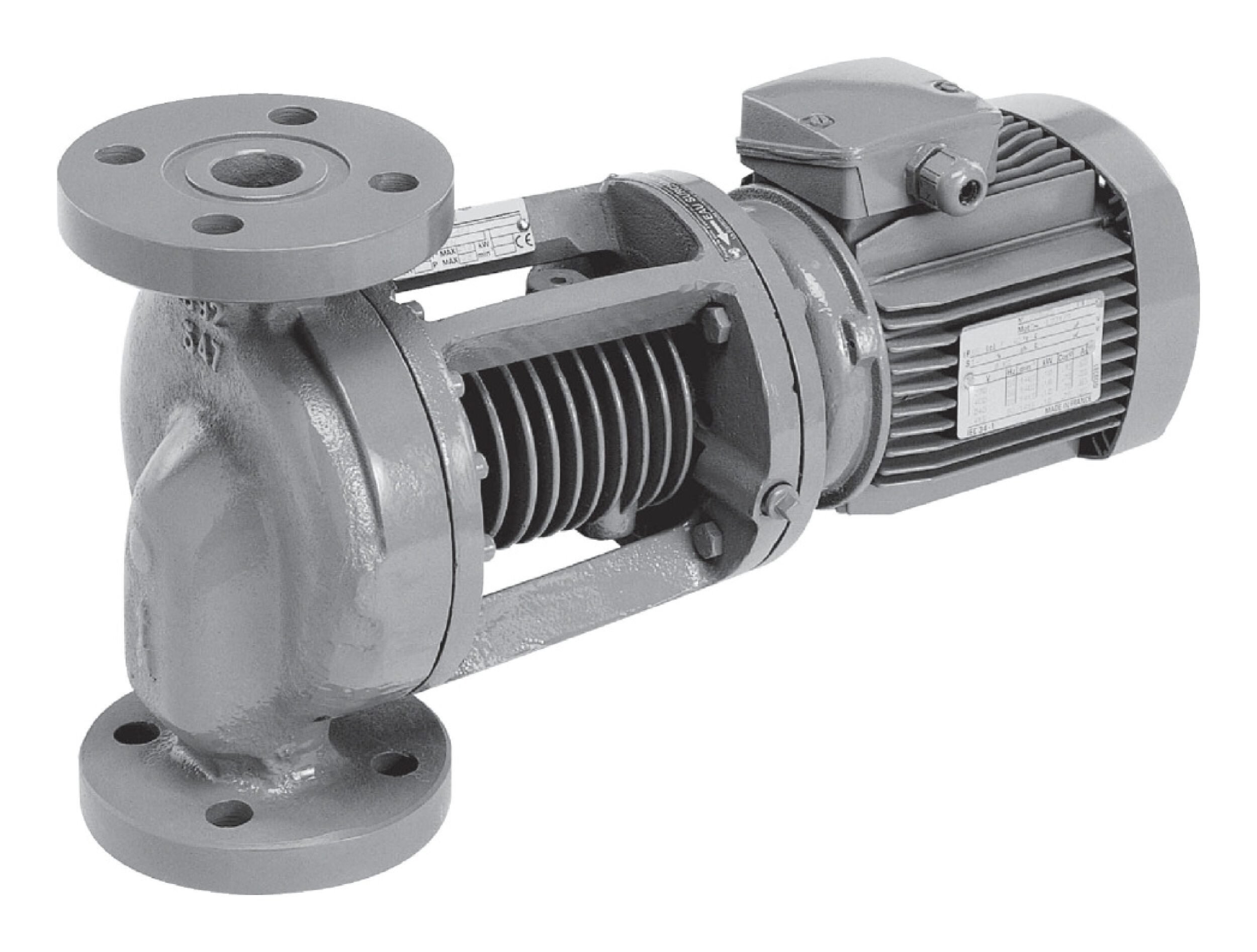 Wilo Umwälzpumpe, Trockenläuferpumpe VeroLine-IPH-W 32/125-0.18/4, 400 V, 50 Hz, 23 bar