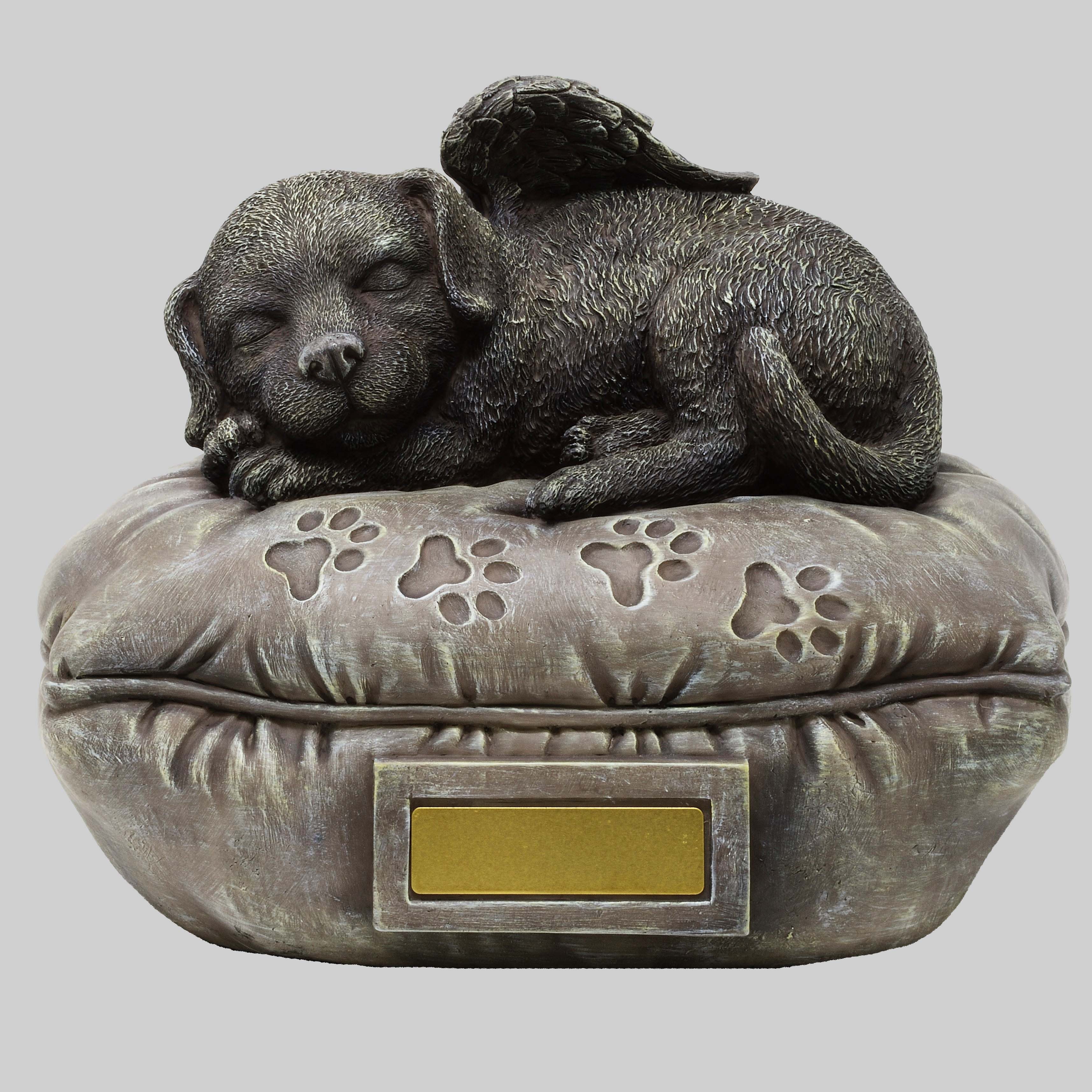 MystiCalls Dekofigur Hundeurne Urne Hund liegt günstig online kaufen