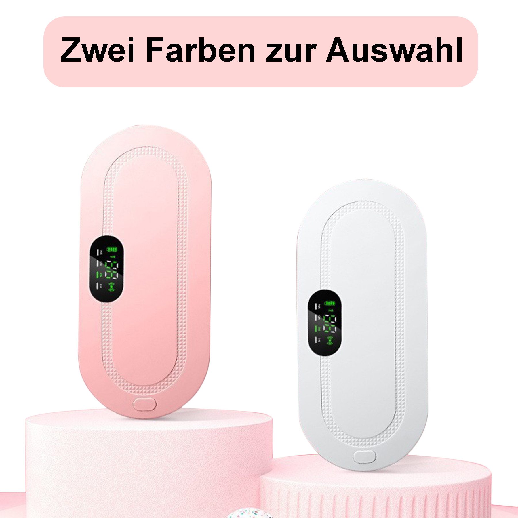 Senmudi Wärmegürtel Elektrischer Menstruations Wärmegürtel,Perioden Wärmegürtel, Unterleib Wärmegürtel, Konstantes Arbeiten,Heizkissen Kabellos, mit 3 Heizmodi,USB Heating Pad Period, zur Schmerzlinderung während der Rücken, unterleib/Magen