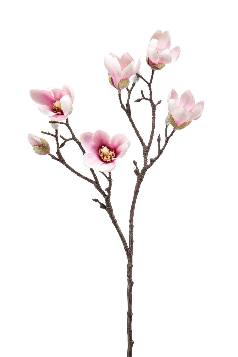 Kunstzweig Künstliche Magnolie ANEU, rosa, 65cm Magnolie, artplants, Höhe 65.0 cm