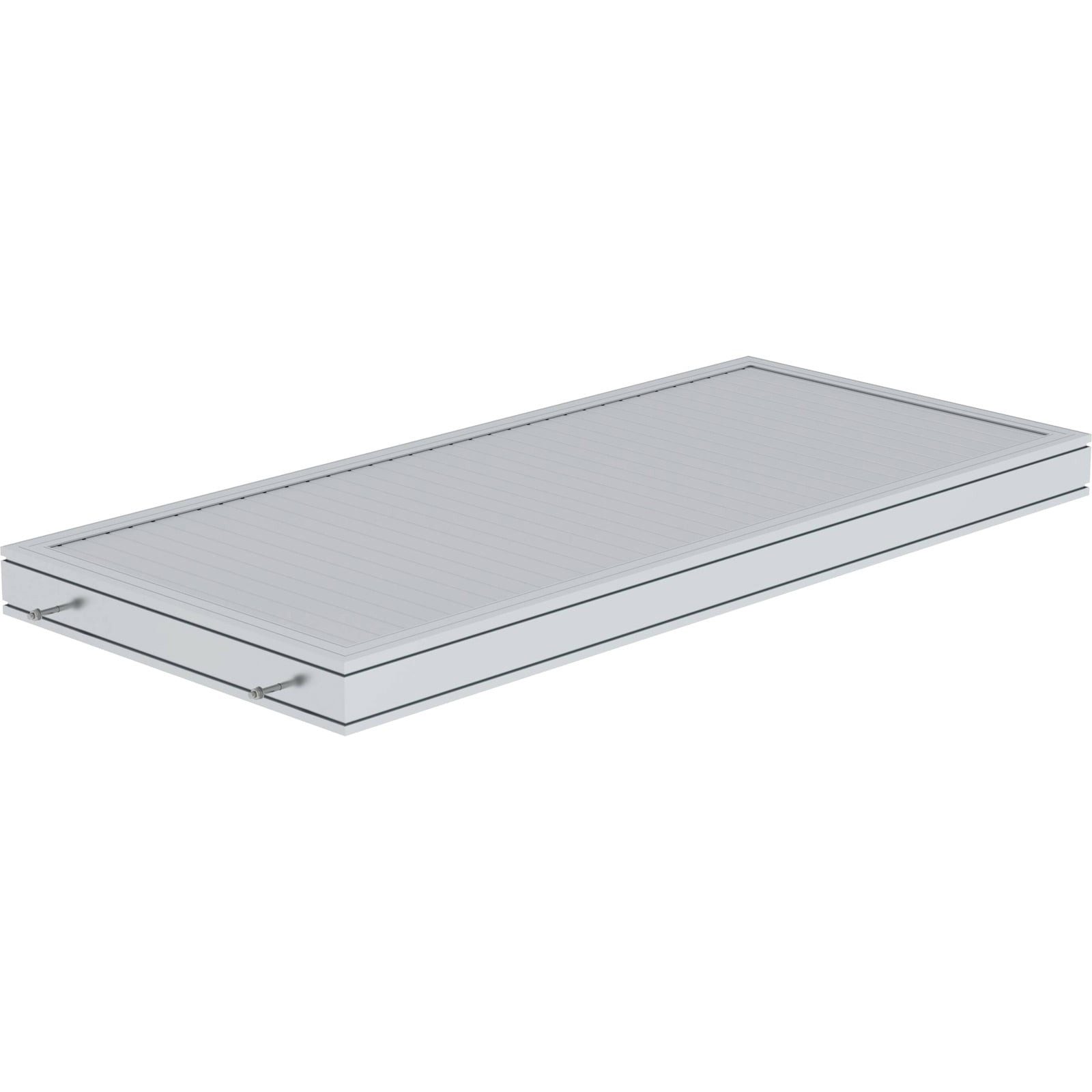 Günzburger Steigtechnik Treppenstufe Günzburger Steigtechnik Plattform Aluminium geriffelt Plattformlänge 1