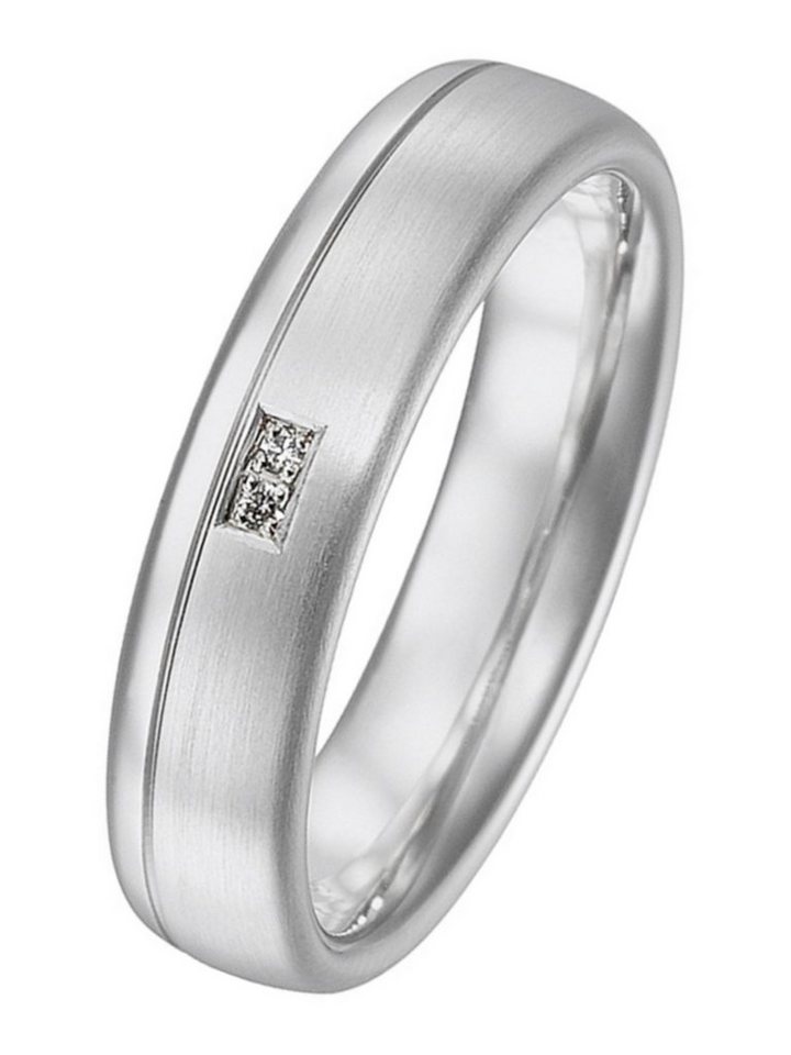 CHRIST Fingerring, Brillanten silberfarb... CHRIST Fingerring, Brillanten silberfarb...