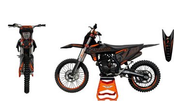 KXD Dirt-Bike 250ccm Alfarad X7 Dirtbike Vollsross Enduro Crossbike 21/18 Orange