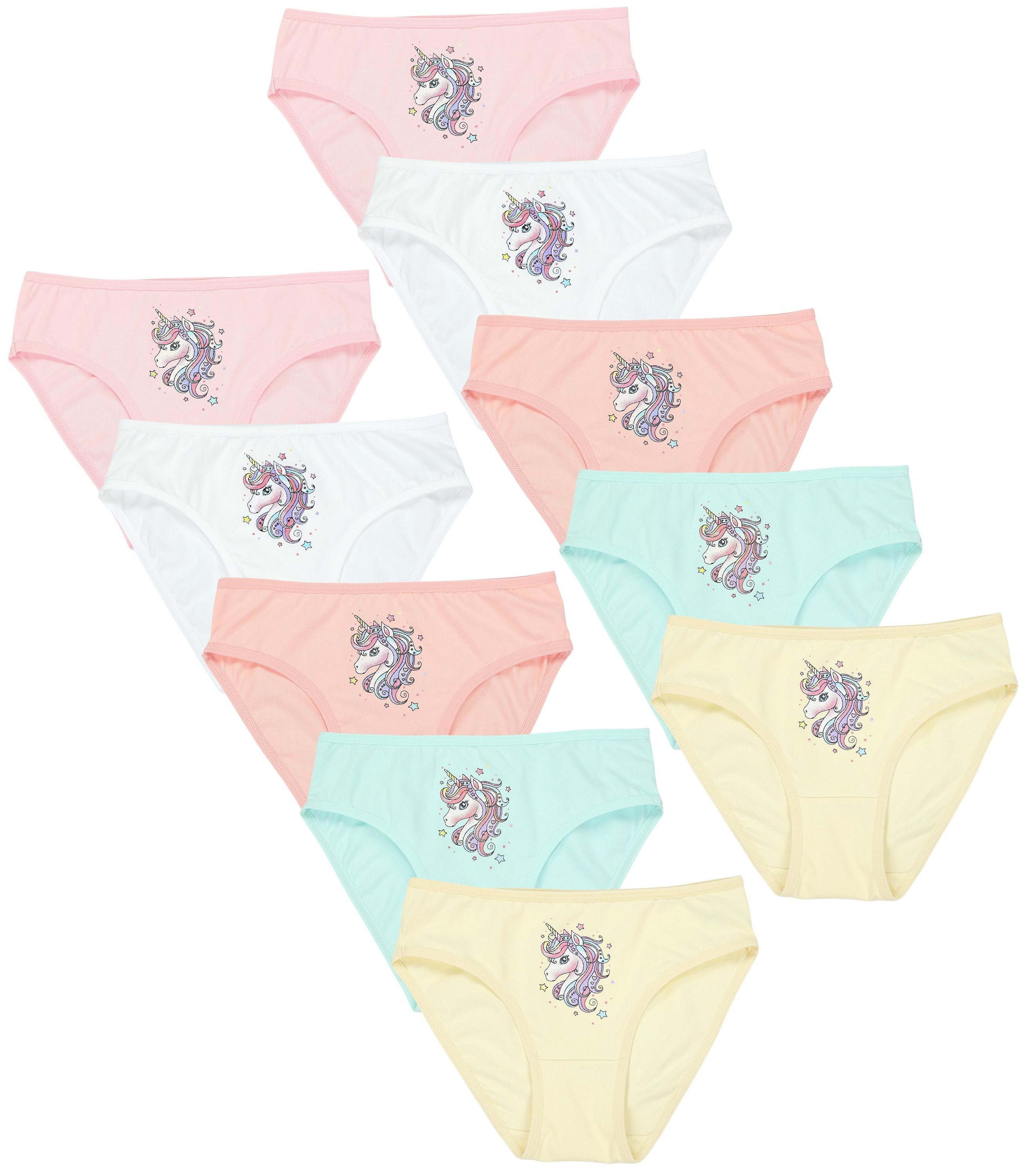 TupTam Slip TupTam Mädchen Slips mit Aufdruck 10er Pack
