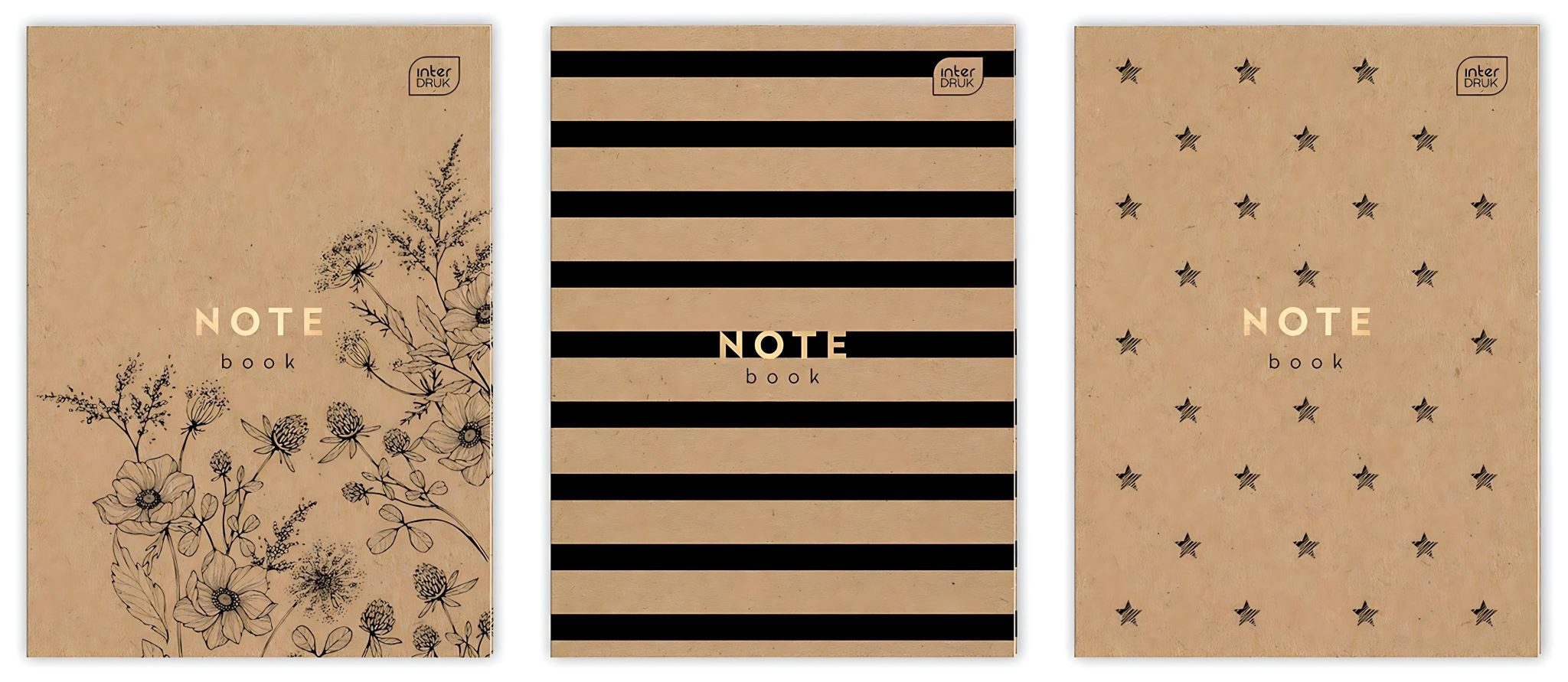 Interdruk Notizheft Interdruk Notizheft A4 kariert 60 Blatt 70g/m² Ökokraftpapier 1 Stück