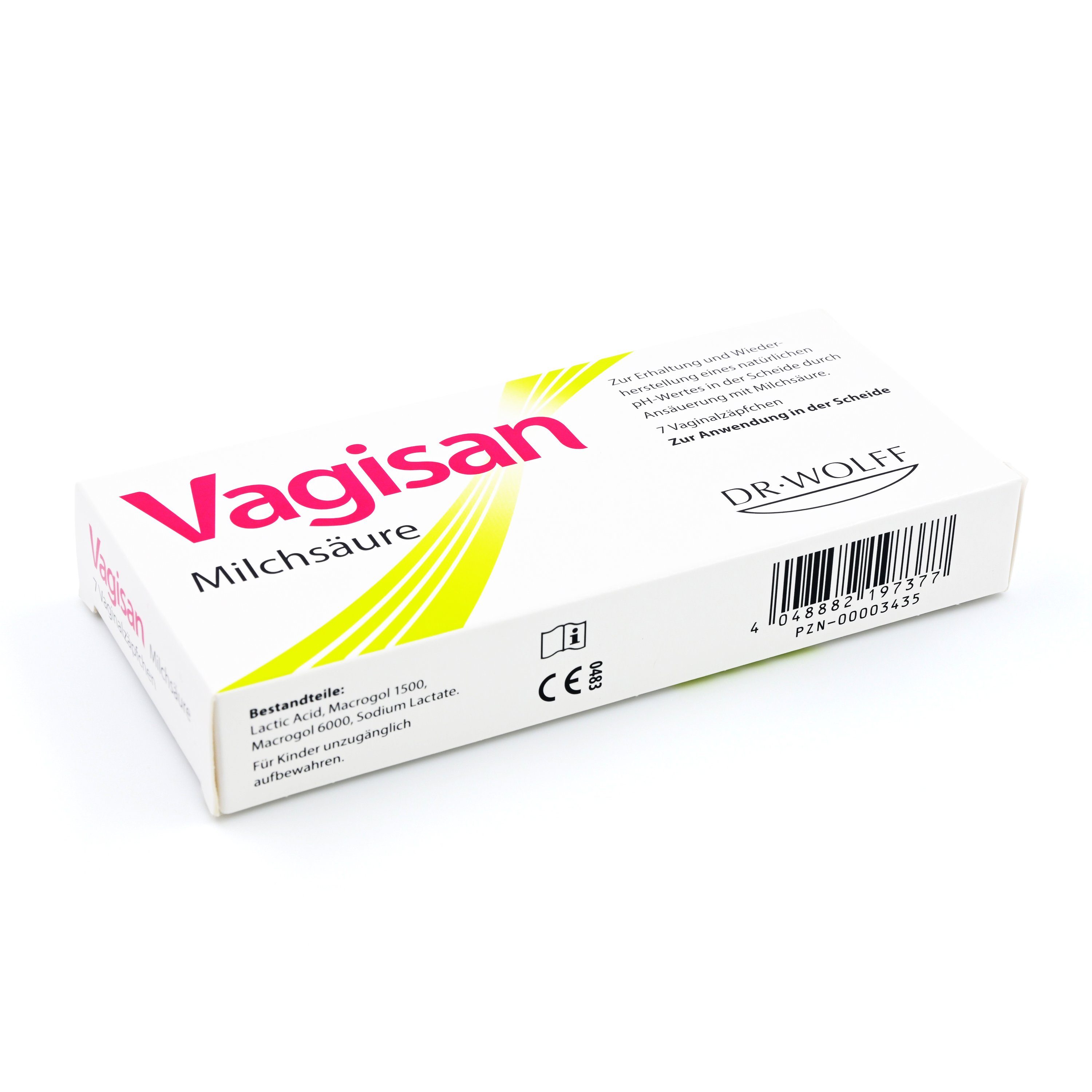 Vagisan Intimpflege VAGISAN Milchsäure Vaginalzäpfchen, 7 St