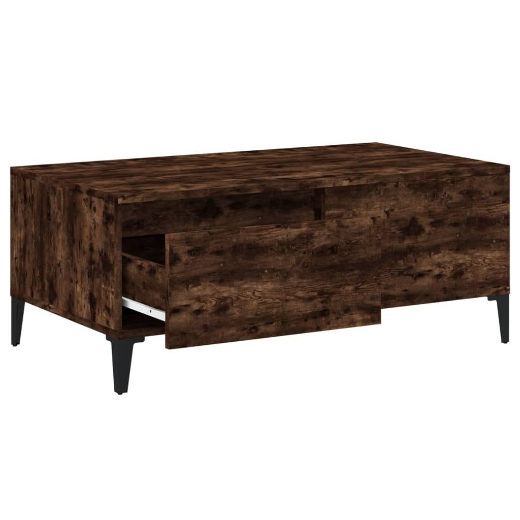 | Holzwerkstoff Couchtisch Räuchereiche (1-St) Räuchereiche 90x50x36,5 Räuchereiche cm vidaXL Couchtisch