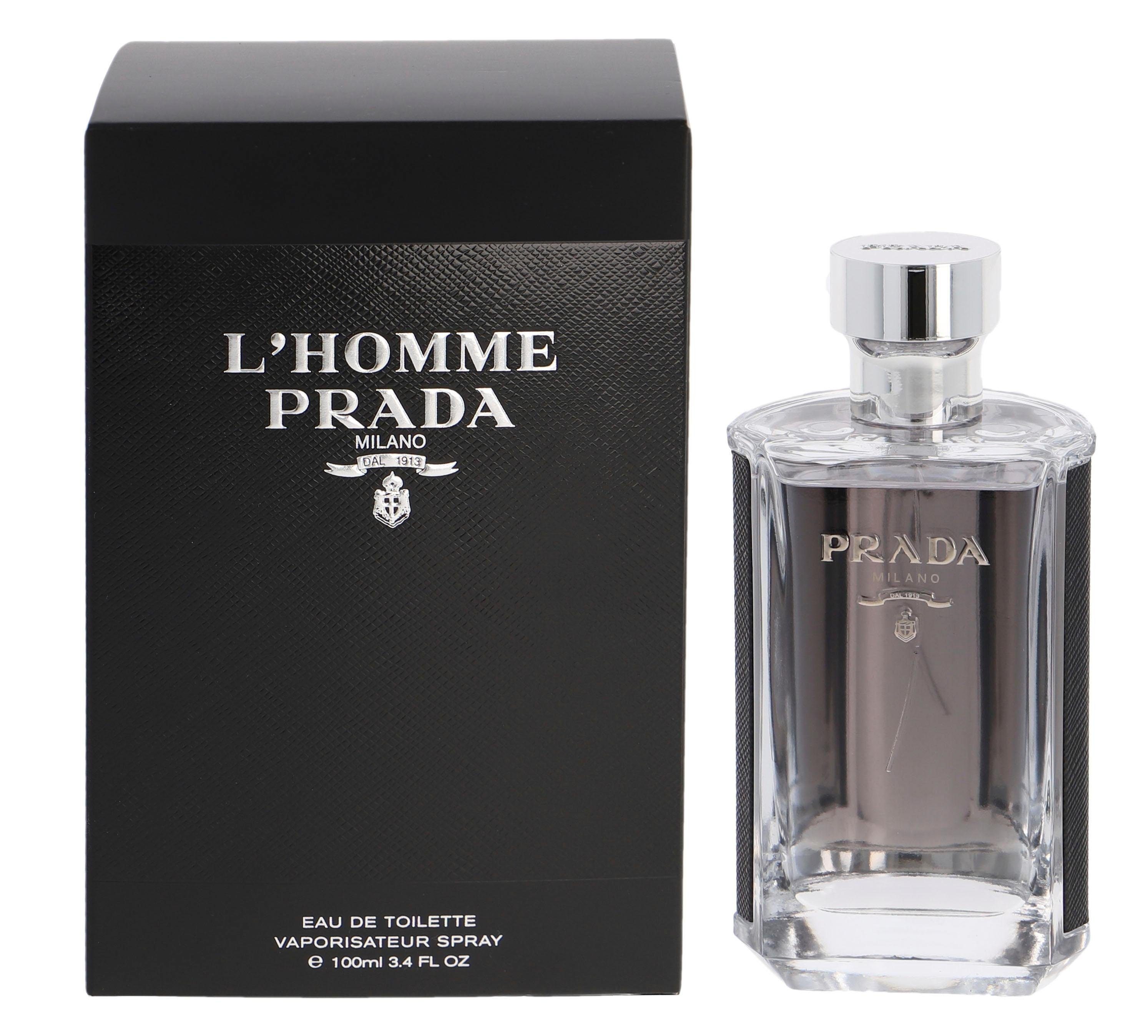 PRADA Eau de Toilette L'Homme, Holziger Duft mit Amber, Iris, Neroli, Geranie und Patschuli.
