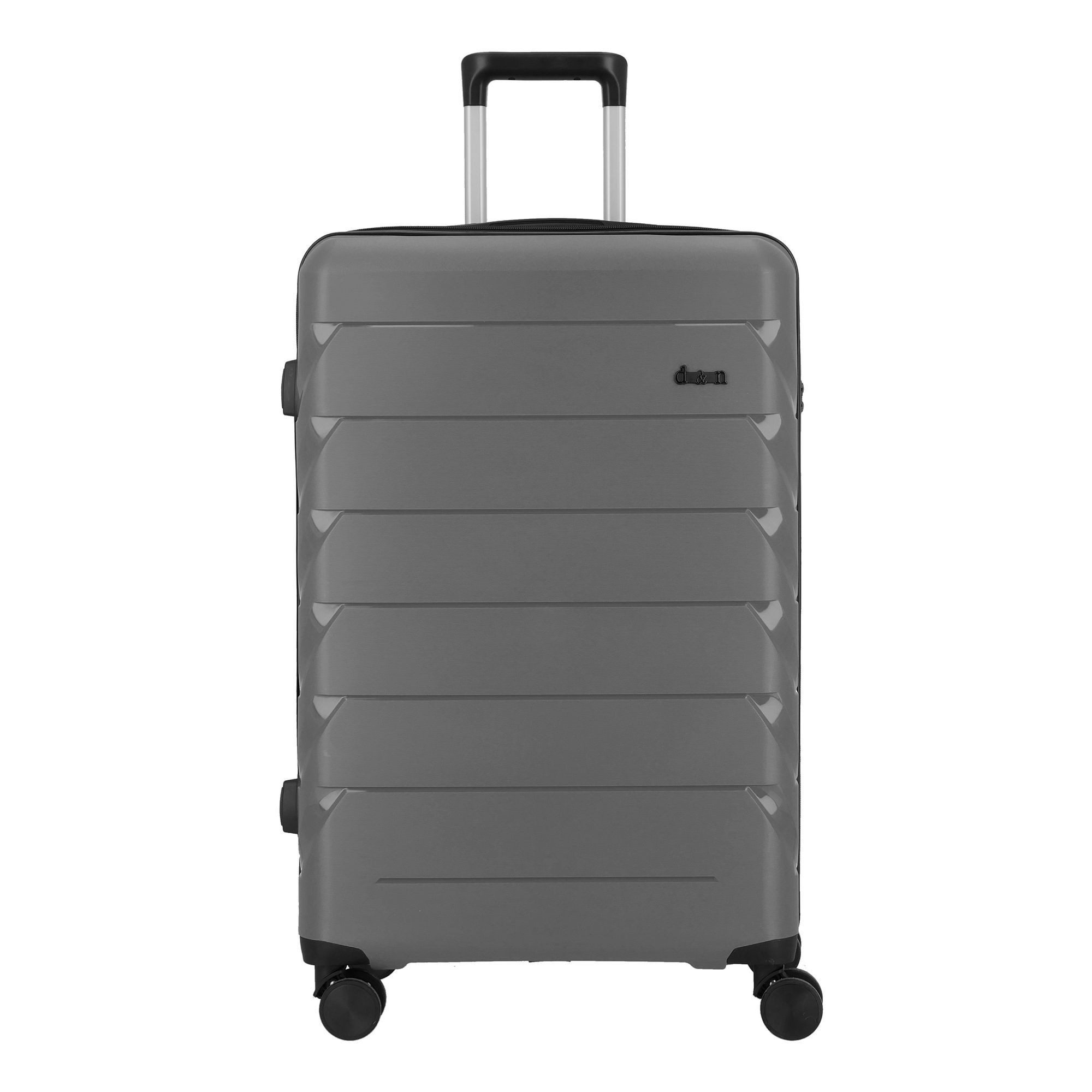 D&N Hartschalen-Trolley Travel Line, 4 Rollen, Polypropylen