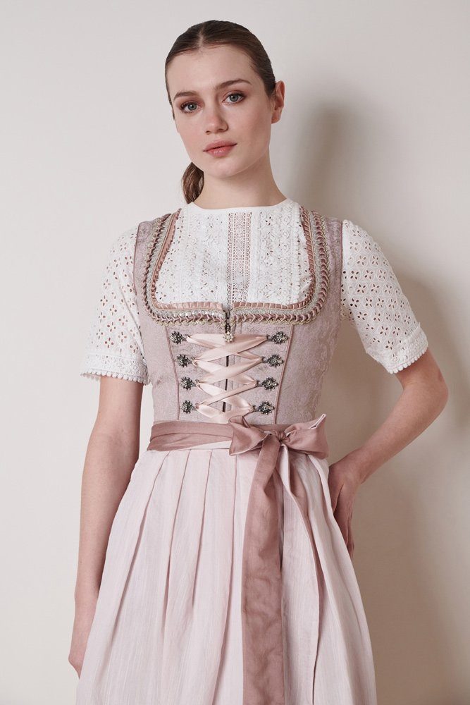 KRÜGER COLLECTION Dirndl 'Enid' Traditionell 114265, Rosa - 70cm