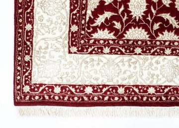 Wollteppich Täbriz Teppich handgeknüpft rot, morgenland, rechteckig, Höhe: 10 mm