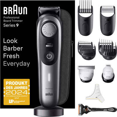 Braun Haarschneider Barttrimmer BT9440, 180 Min. kabellose Laufzeit, Wasserdicht