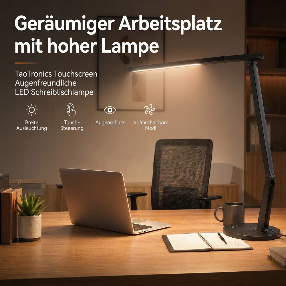 TaoTronics LED Schreibtischlampe TT-DL10