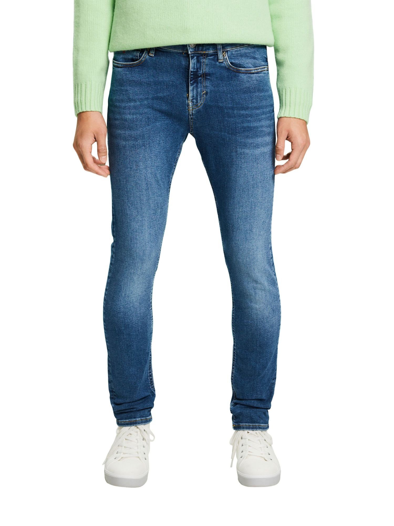 mittlerer Skinny mit Esprit Bundhöhe Skinny-fit-Jeans Jeans
