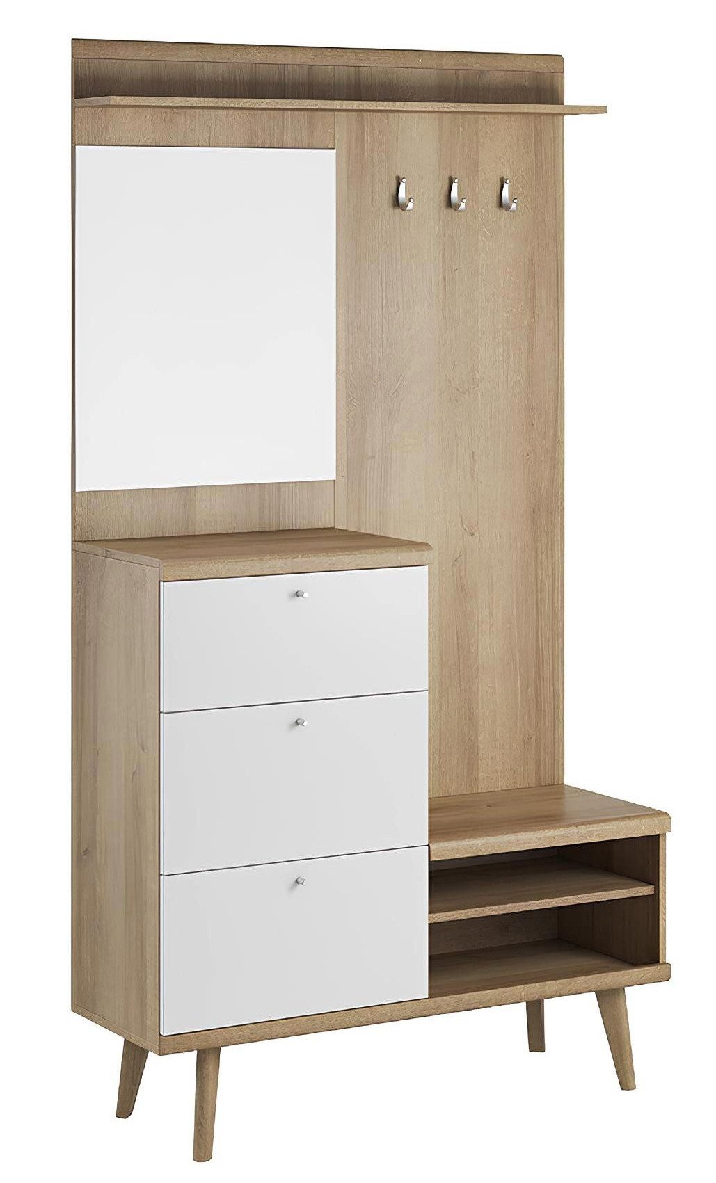 Xlmoebel Garderobe Garderobenset mit Schrank in modernem Design für den Flur (Garderobenset, 1 St., Garderobe), Hergestellt in Europa