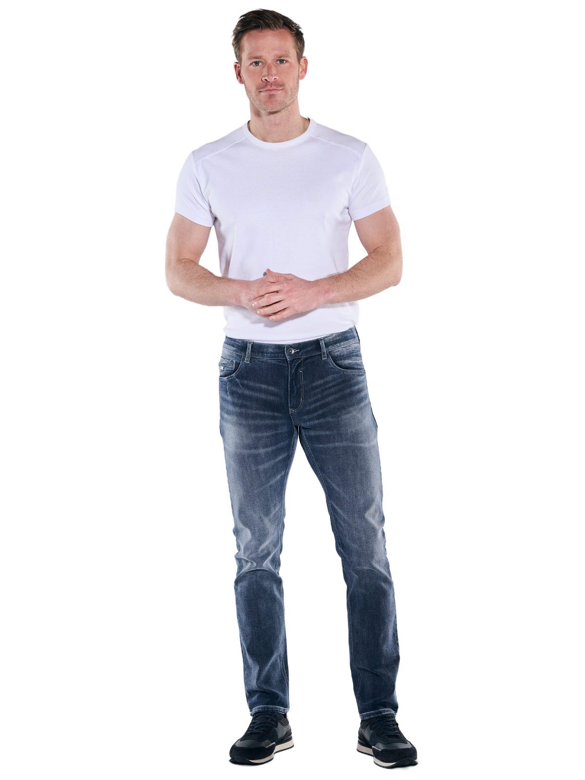 Engbers Stretch-Jeans Herren Jeans 5-Pocket Superstretch, Indigoblau