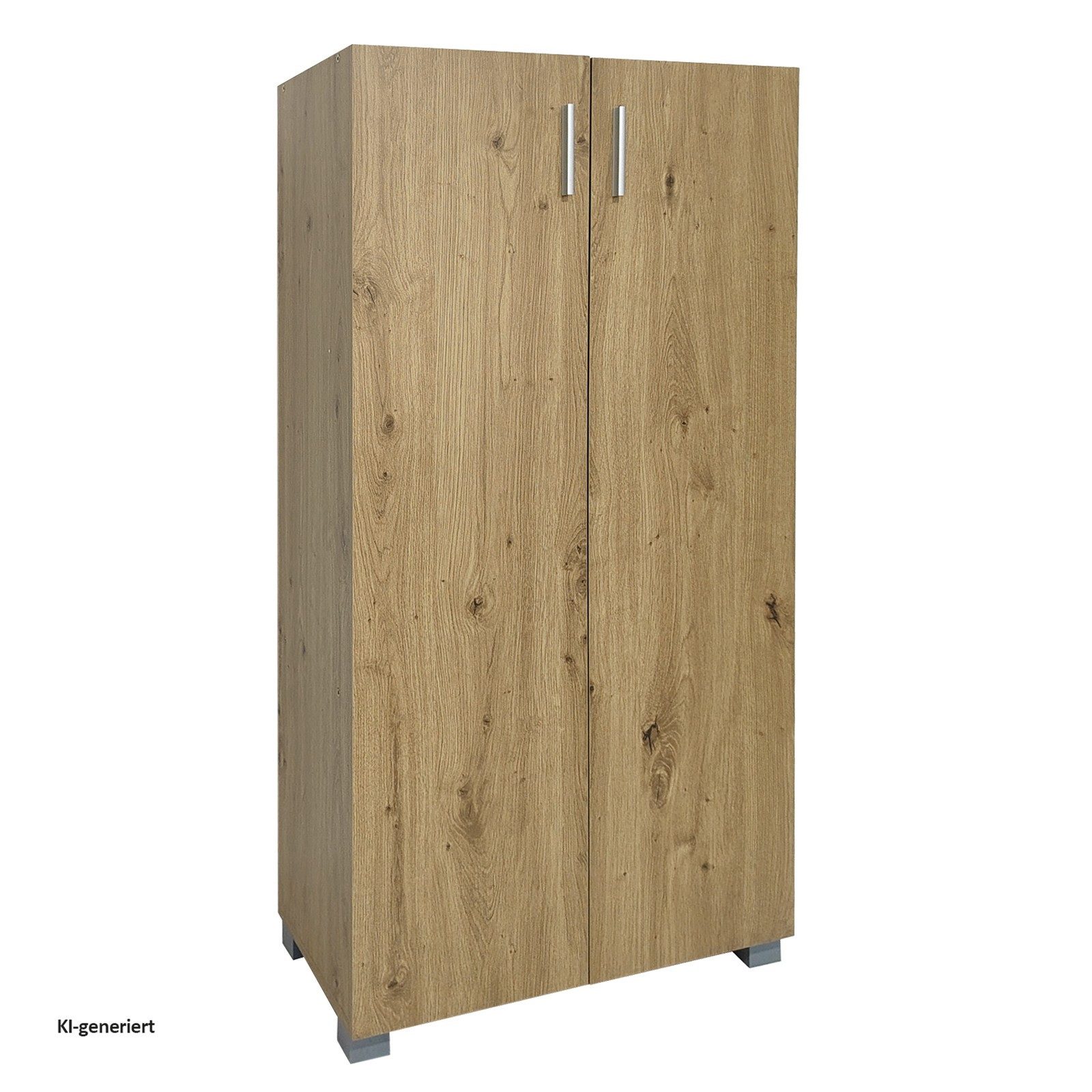 HTI-Living Kommode Kommode Thekla 2 türig Schrank Holzoptik (Stück, 1 Kommode), Mehrzweckschrank 3 Fächer