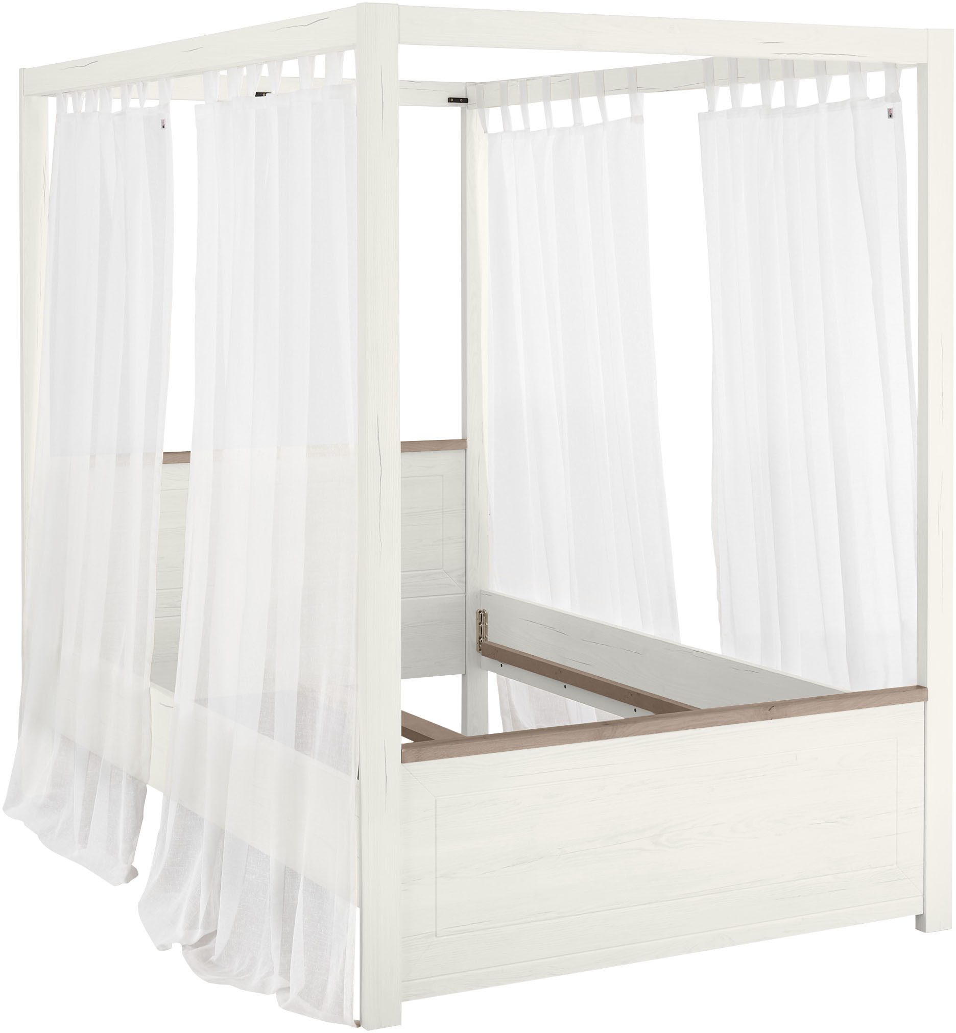 set one by Musterring Himmelbett York Schlafen (1-tlg), Liegefläche 140 x 200 cm, drei Farbausführungen, inklusive Gardinenset