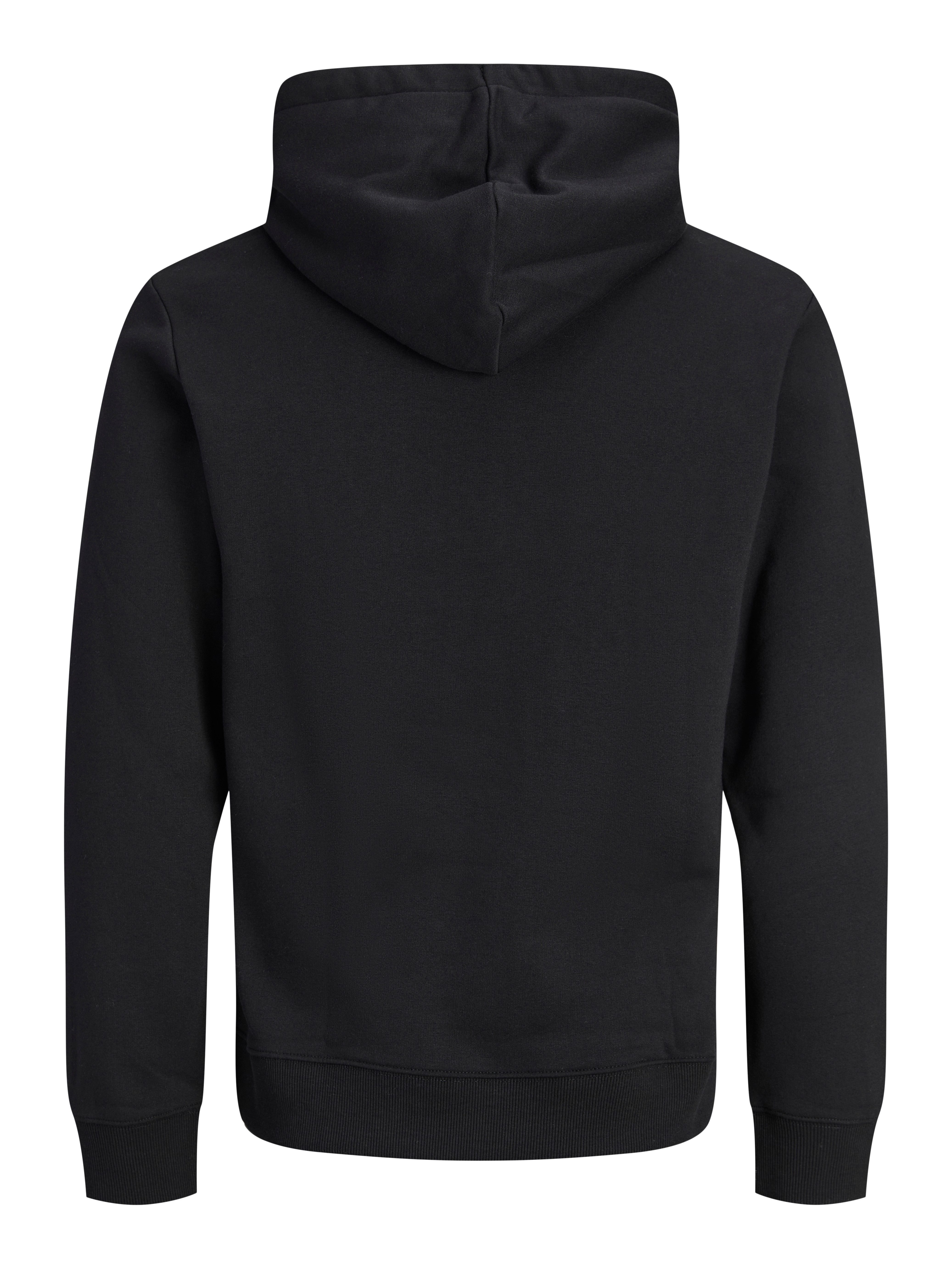 Jack & Jones Kapuzensweatshirt JJAERO SWEAT HOOD Materialmix, regular fit – Bild 5 von 5