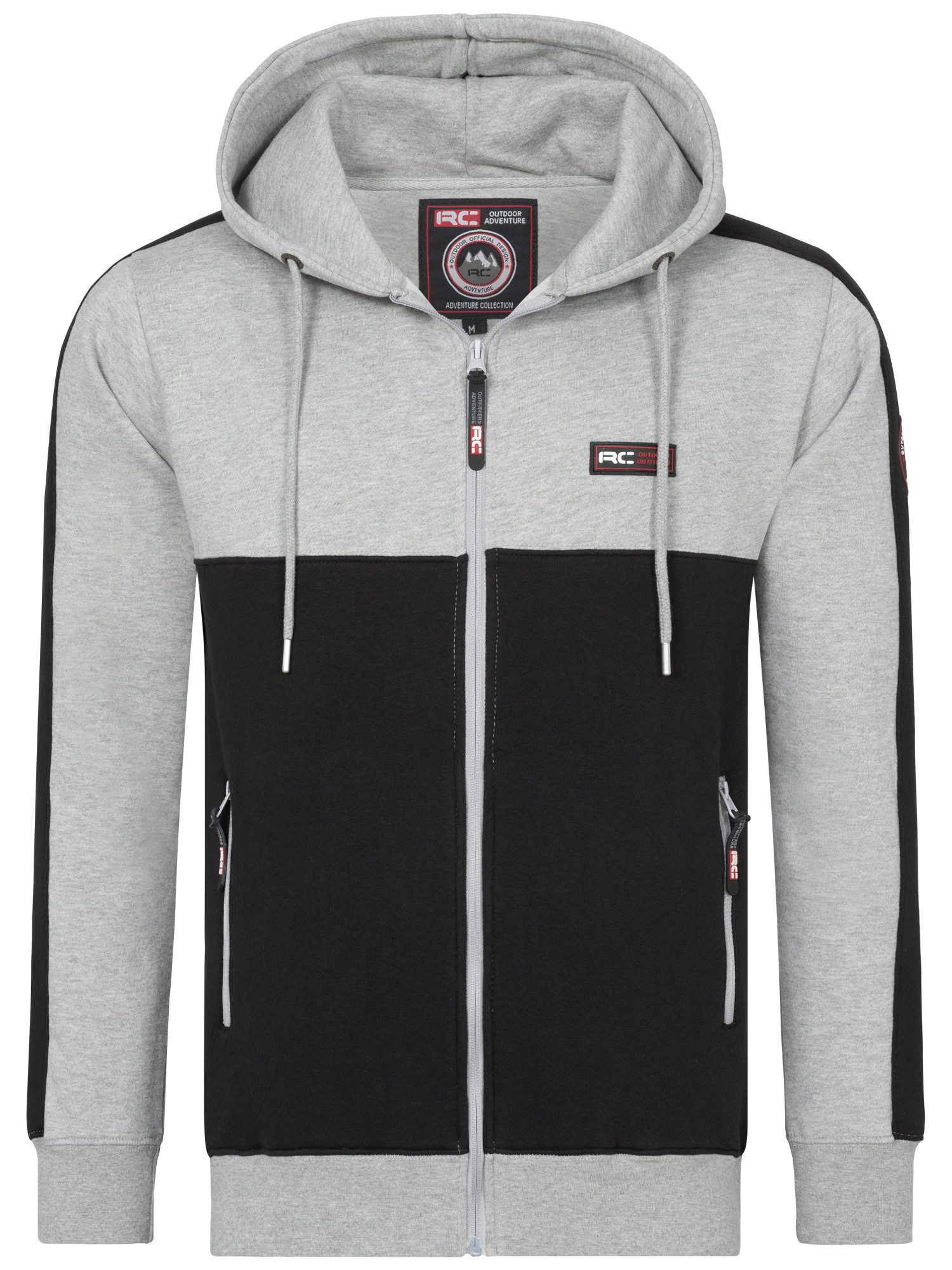 Rock Creek Kapuzenpullover H-410 mit Stehkragen