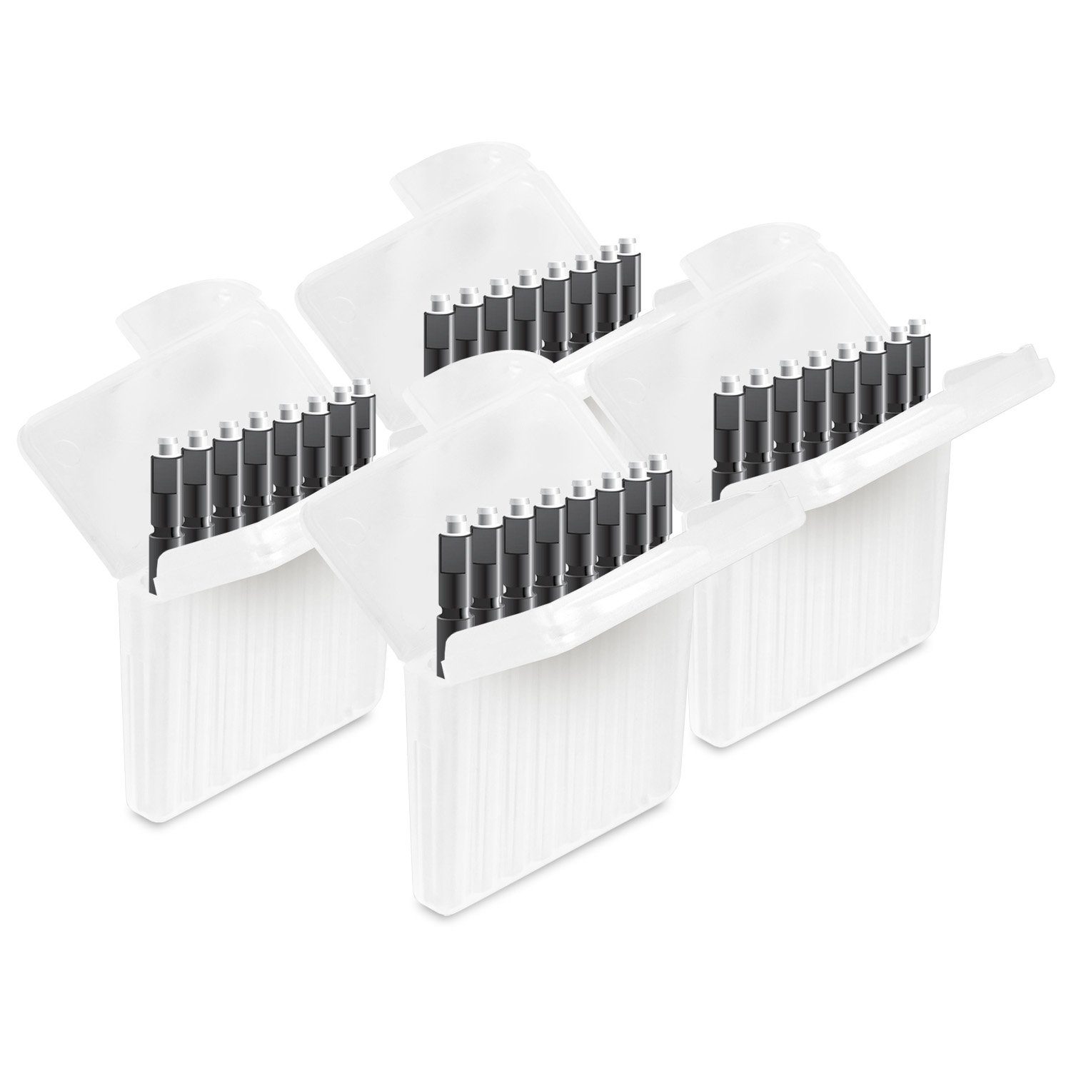 JB White Cerumenfilter Mini-R Cerumenfilter für Signia Silk Hörgeräte, Cerumen-Filter kompatibel mit Signia Silk Im-Ohr-Hörgeräten, Signia-Ex
