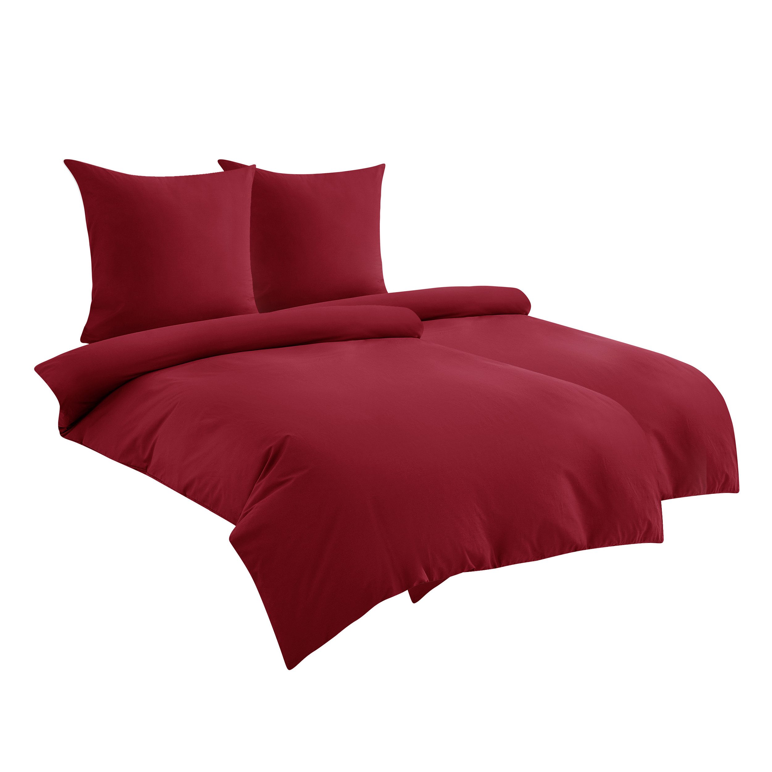 BEDSURE Bettwäsche mit Reißverschluss, 100% Baumwolle, ÖKO-TEX zertifiziert günstig online kaufen