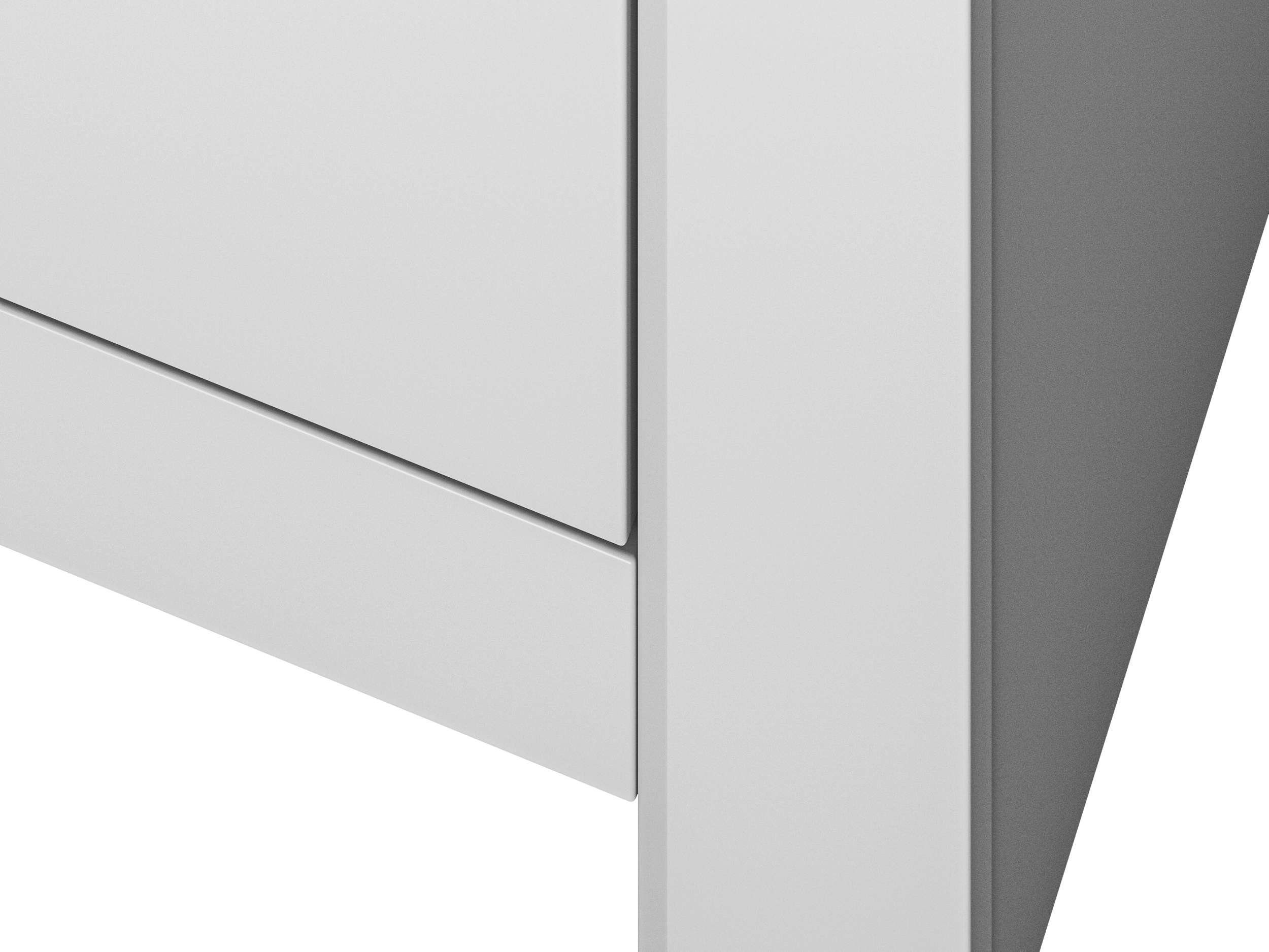 Silbergrau II Stylefy Soft-Close (Standschrank, mit Einlegeböden, 2-türig, Modern Stauraumschrank Funktion, Triss Kleiderschrank) Design