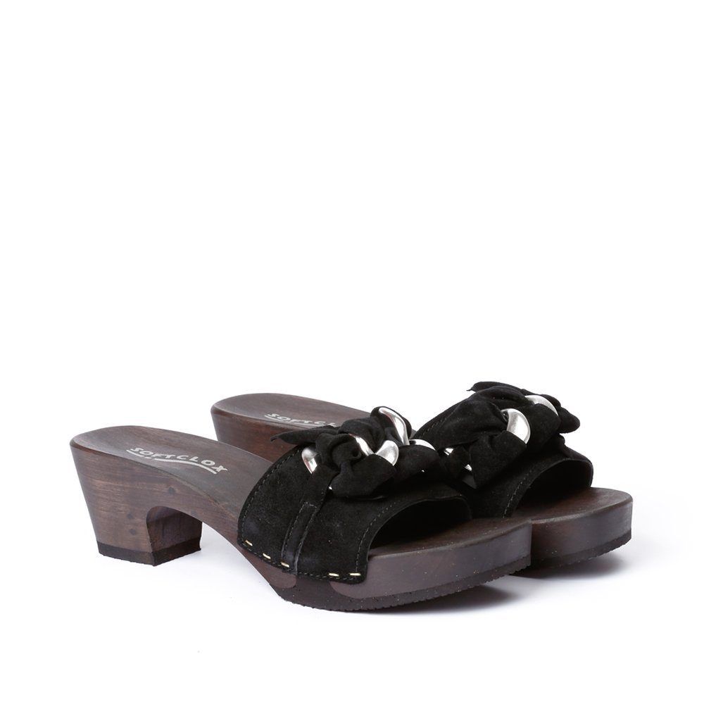 Softclox KORALIE Kaschmir schwarz (dunkel) Pantolette günstig online kaufen