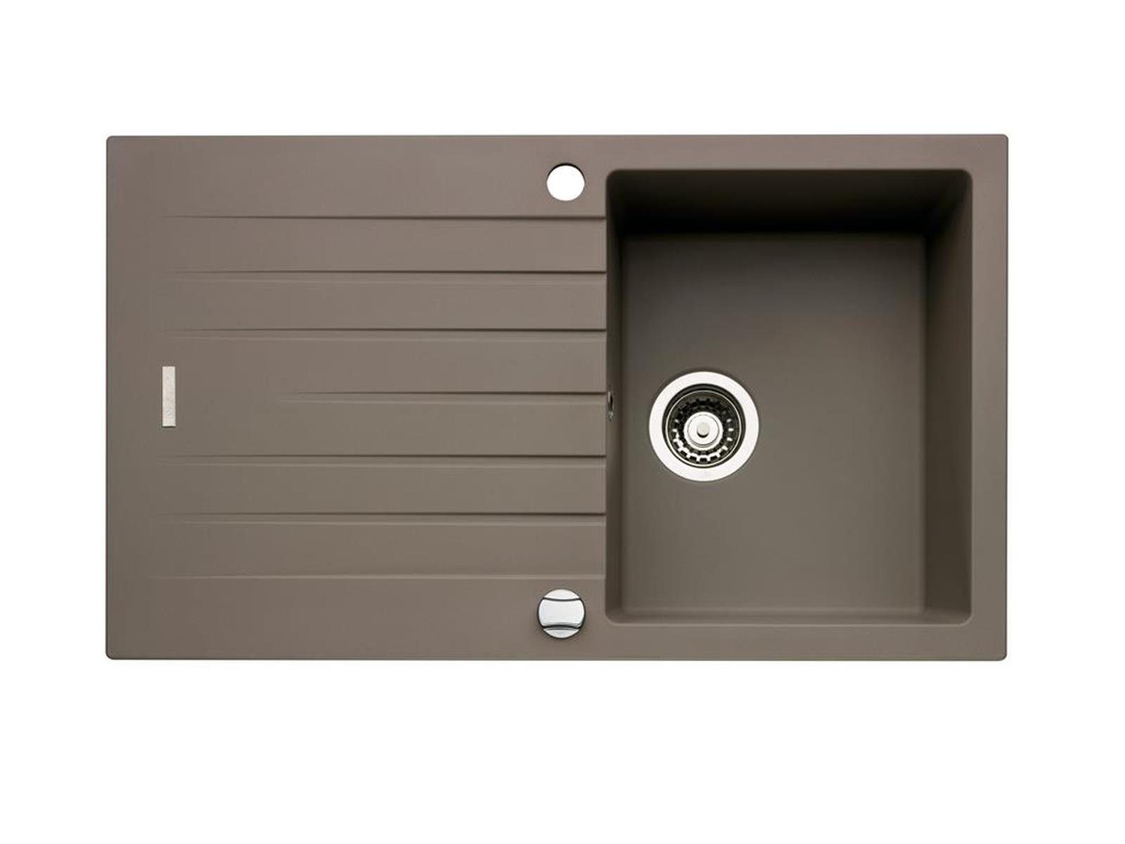 Naber Einbauspüle Einbauspüle Angola 100 Schrankbreite 50 cm Granit concrete 1106006