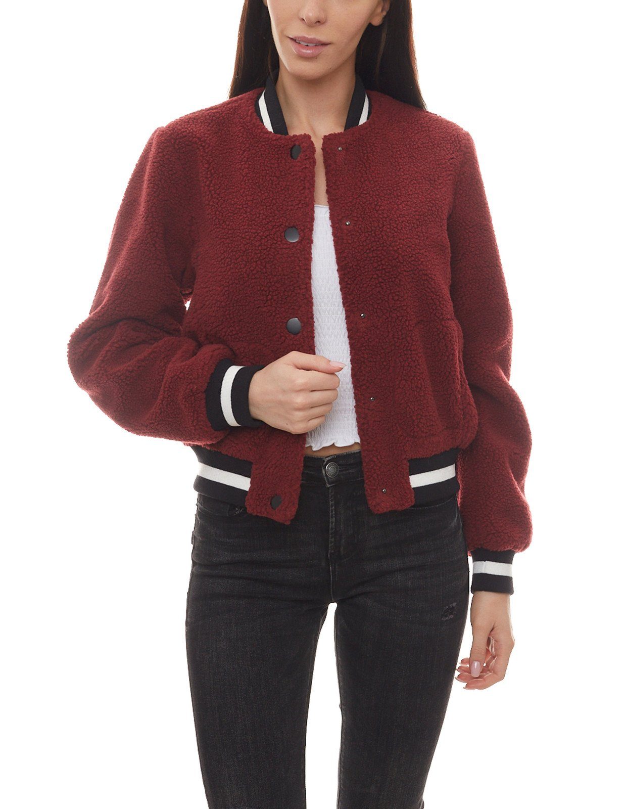 AJC Collegejacke »AjC College-Jacke kuschelige Damen ...