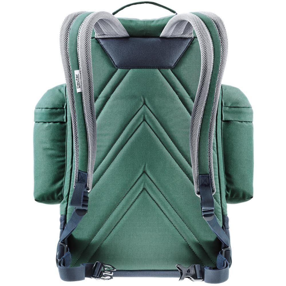 25 bis PET, deuter Rucksack seagreen-ink 80er-Design Wengen, Laptopfach Liter, 15 recyceltem Zoll, aus