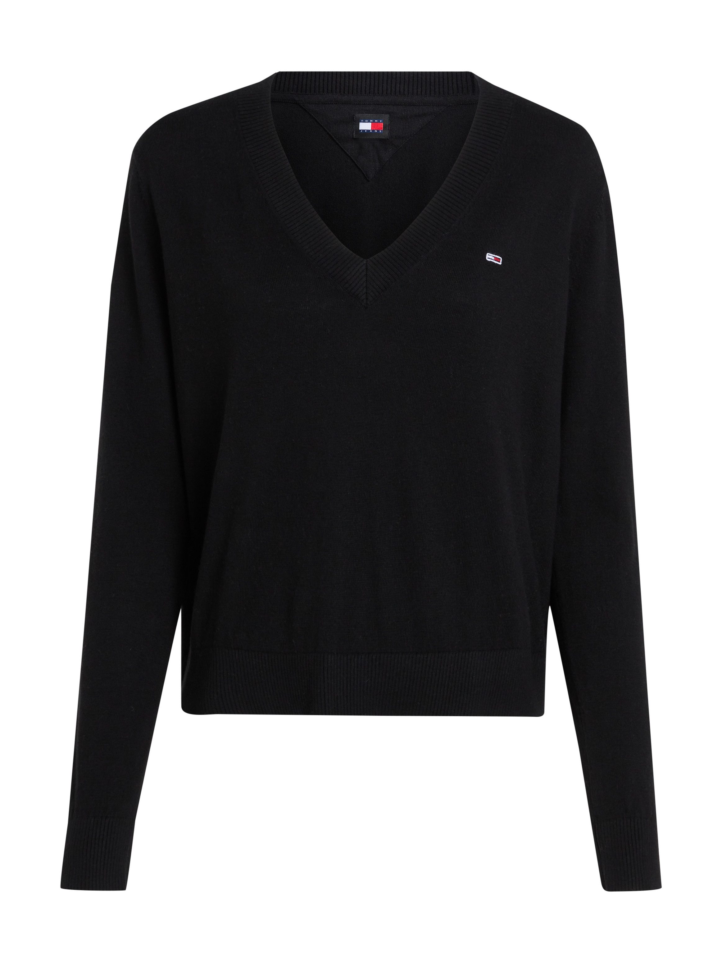 Tommy Jeans Strickpullover TJW ESSENTIAL VNECK günstig online kaufen