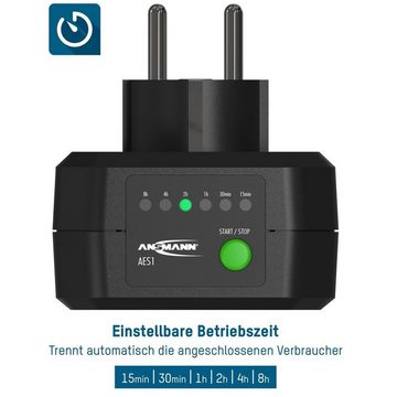 ANSMANN AG Funksteckdose Ansmann Zerowatt AES 1 Timer-Steckdose mit Energiesparfunktion