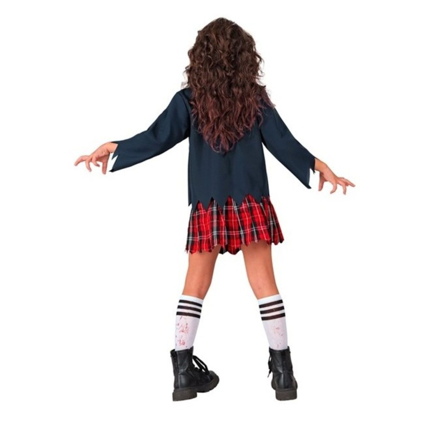 Widmann S.r.l. Zombie-Kostüm Kostüm 'Zombie Schulmädchen' für Mädchen, Jacke m