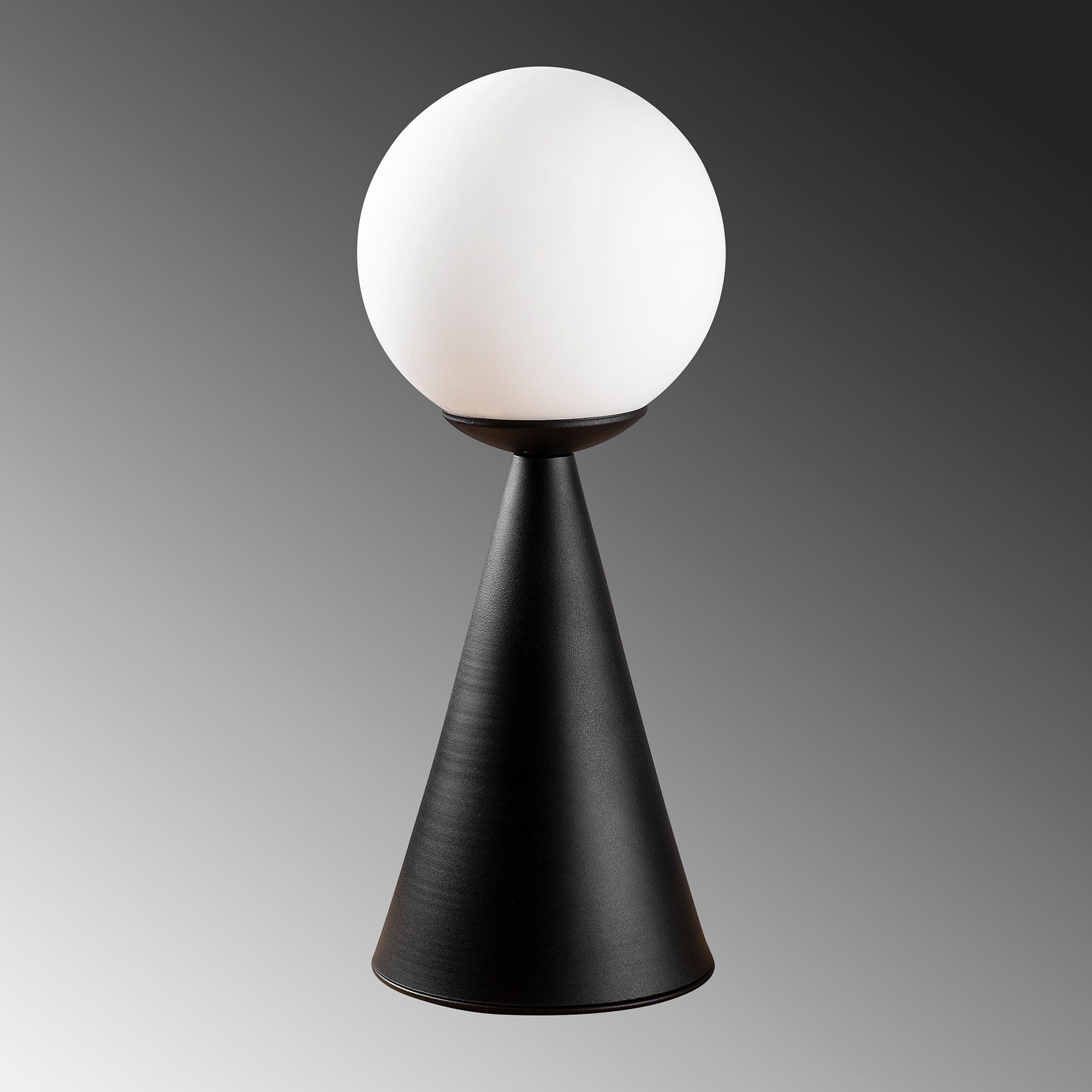 Opviq Schreibtischlampe Gondol OPV, Schwarz,Weiß, x 19 Metallkörper 19 cm